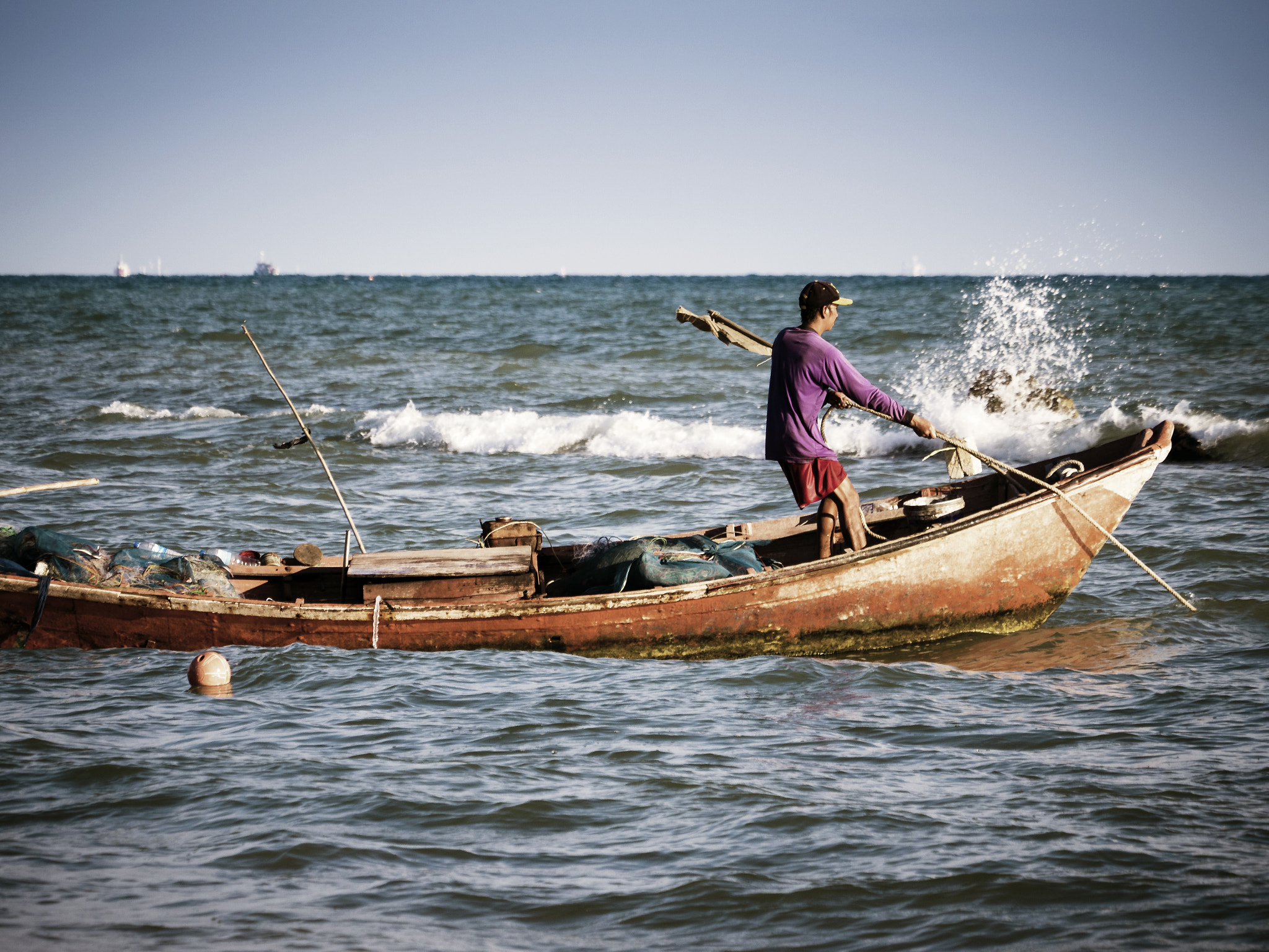 Panasonic Lumix DMC-GX8 sample photo. Fisherman photography