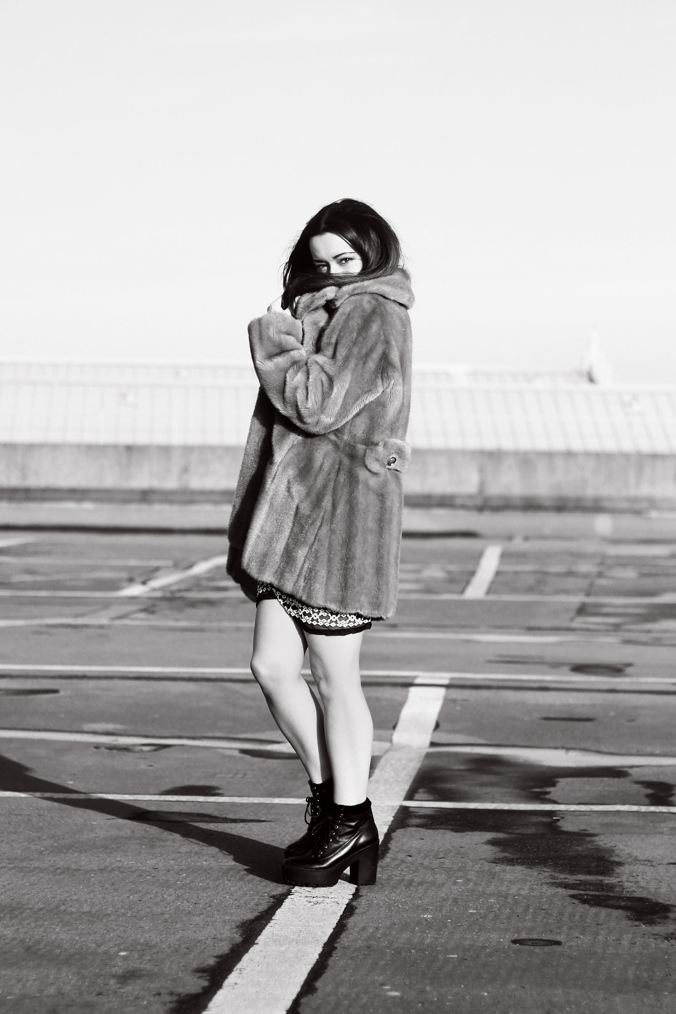 Canon EOS 650D (EOS Rebel T4i / EOS Kiss X6i) + Canon EF 50mm f/1.8 sample photo. Rooftop play- fashion shoot with cheryl clements photography