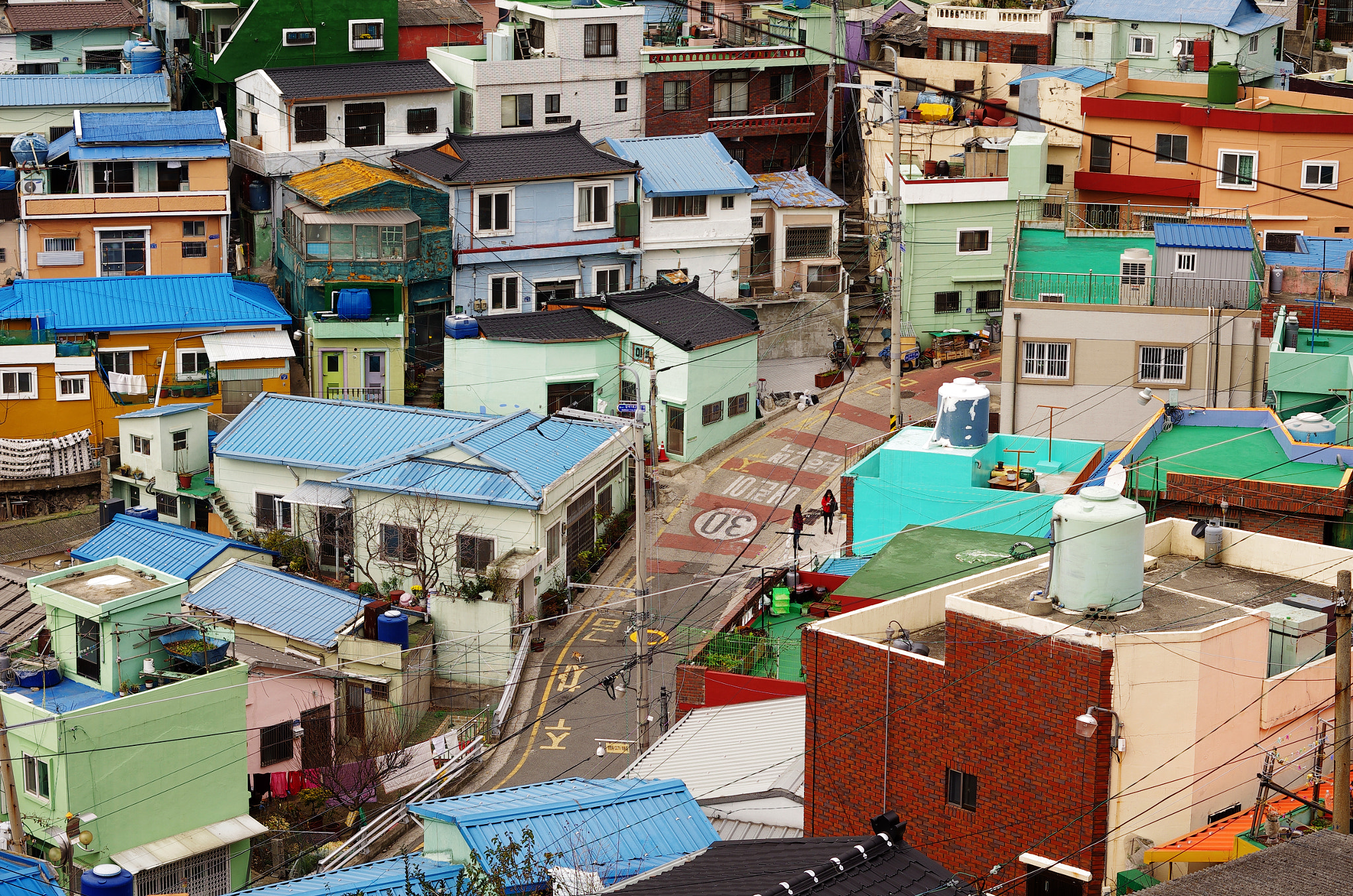 Pentax smc DA 50mm F1.8 sample photo. Gamcheon cultural village photography