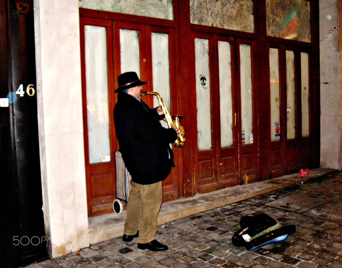 Samsung L201 / VLUU L201 sample photo. Musicien de rue photography
