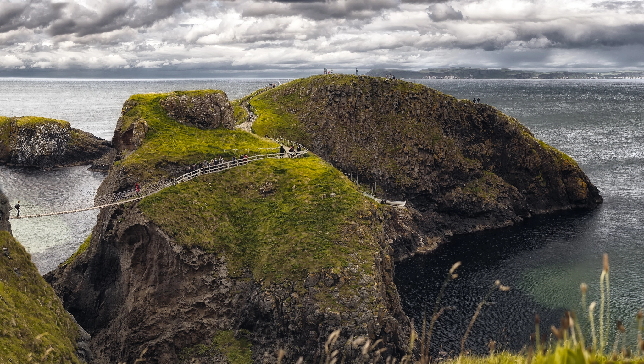 Minolta AF 50mm F1.4 [New] sample photo. Carrick-a-rede rope bridge, causeway coast n ireland .. a small islands first connected by fisherman photography