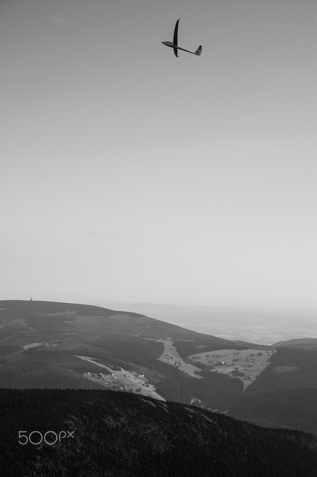 Nikon D50 + Sigma 18-50mm F2.8 EX DC Macro sample photo. A view from snezka, 1602m photography