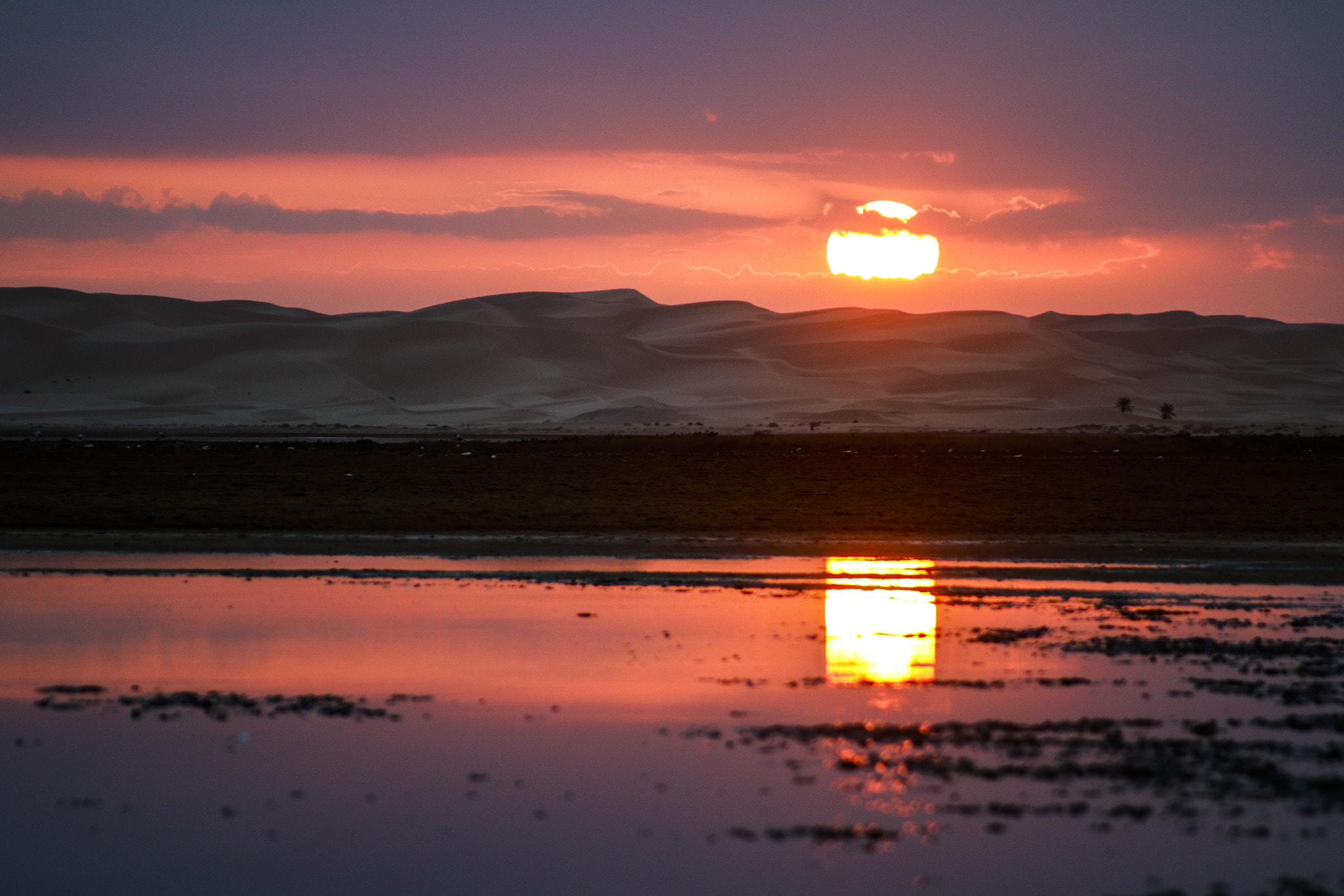 Canon EF 80-200mm F4.5-5.6 II sample photo. Best sunrise in the sahara photography