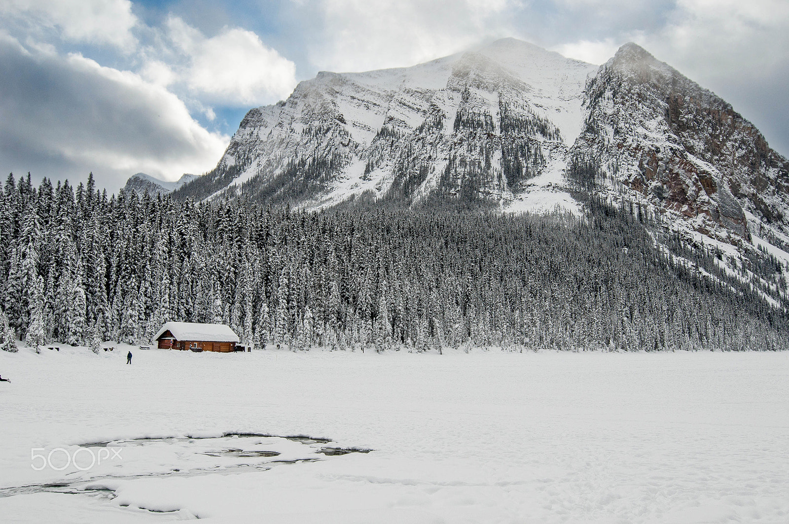 Nikon AF-S Nikkor 18-35mm F3.5-4.5G ED sample photo. Lake louise hdr photography