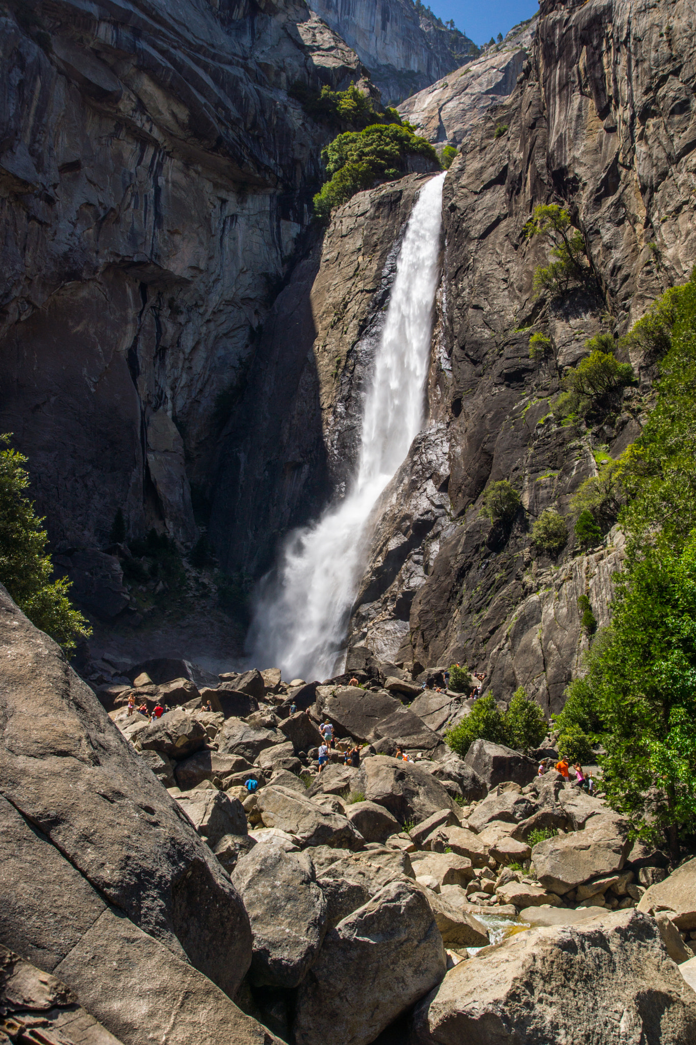 Sony SLT-A65 (SLT-A65V) sample photo. Lower yosemite falls photography