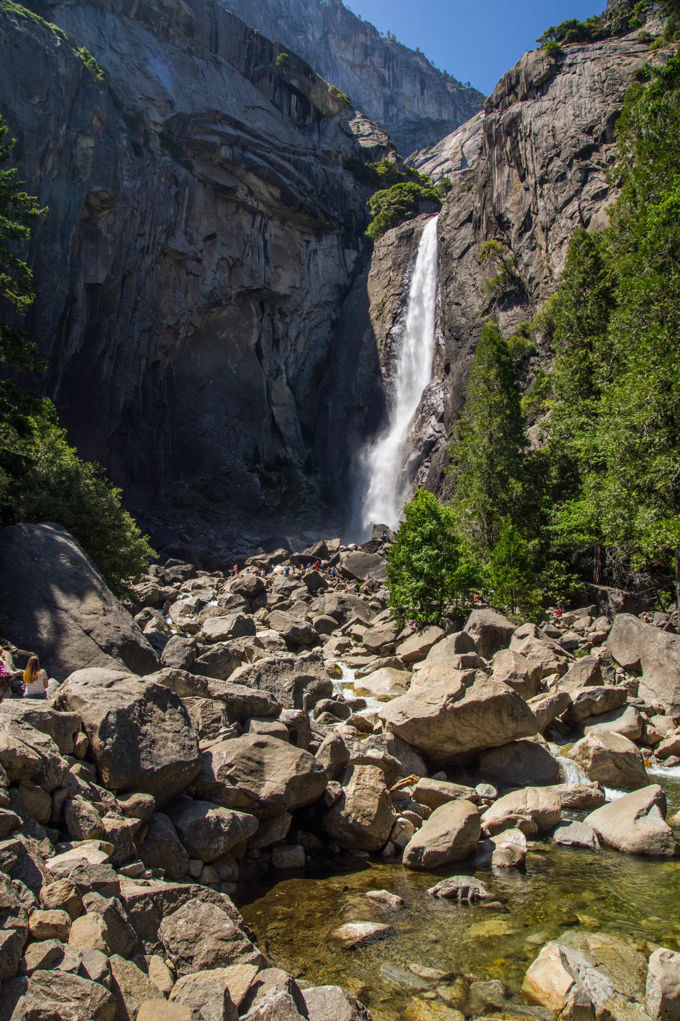 Sony SLT-A65 (SLT-A65V) sample photo. Falls and pool photography
