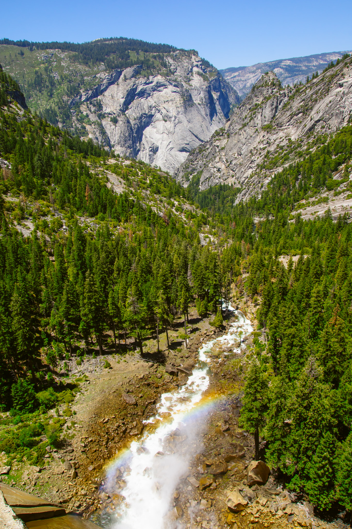 Sony SLT-A65 (SLT-A65V) sample photo. The view from nevada falls photography