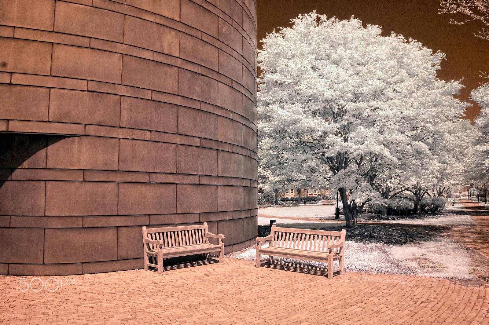 Nikon D70s sample photo. Chapel iii, ir photography