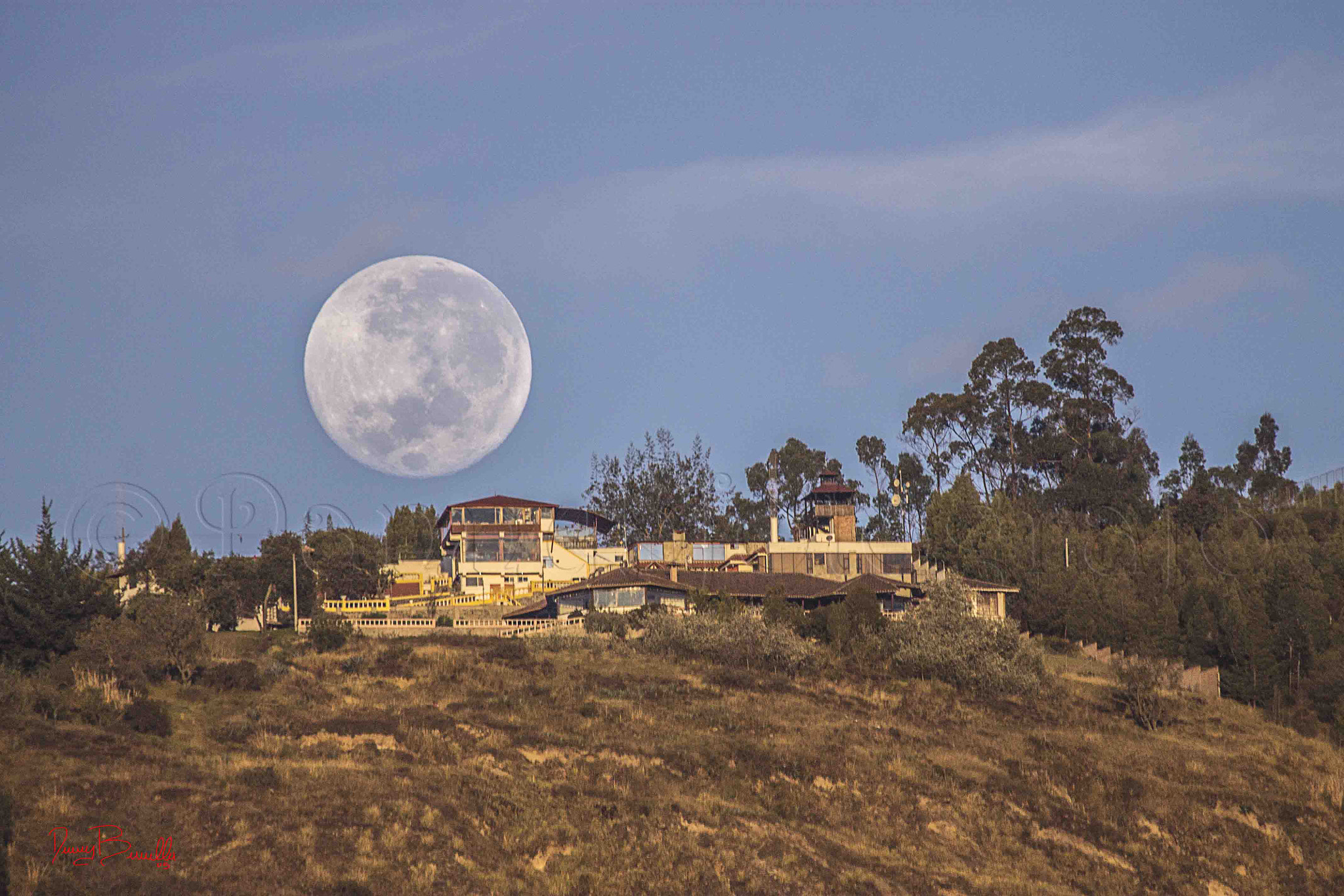 Canon EF 100-400mm F4.5-5.6L IS USM sample photo. Luna en palama photography