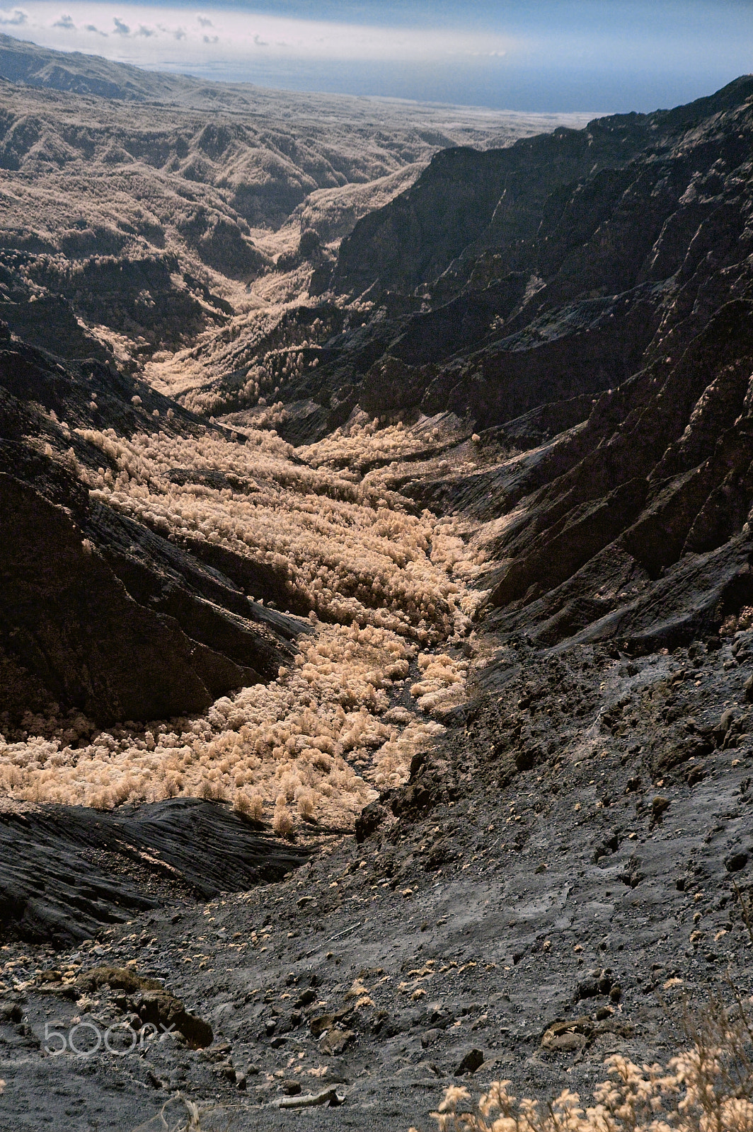 Nikon D70s sample photo. Waimea canyon ii, ir photography