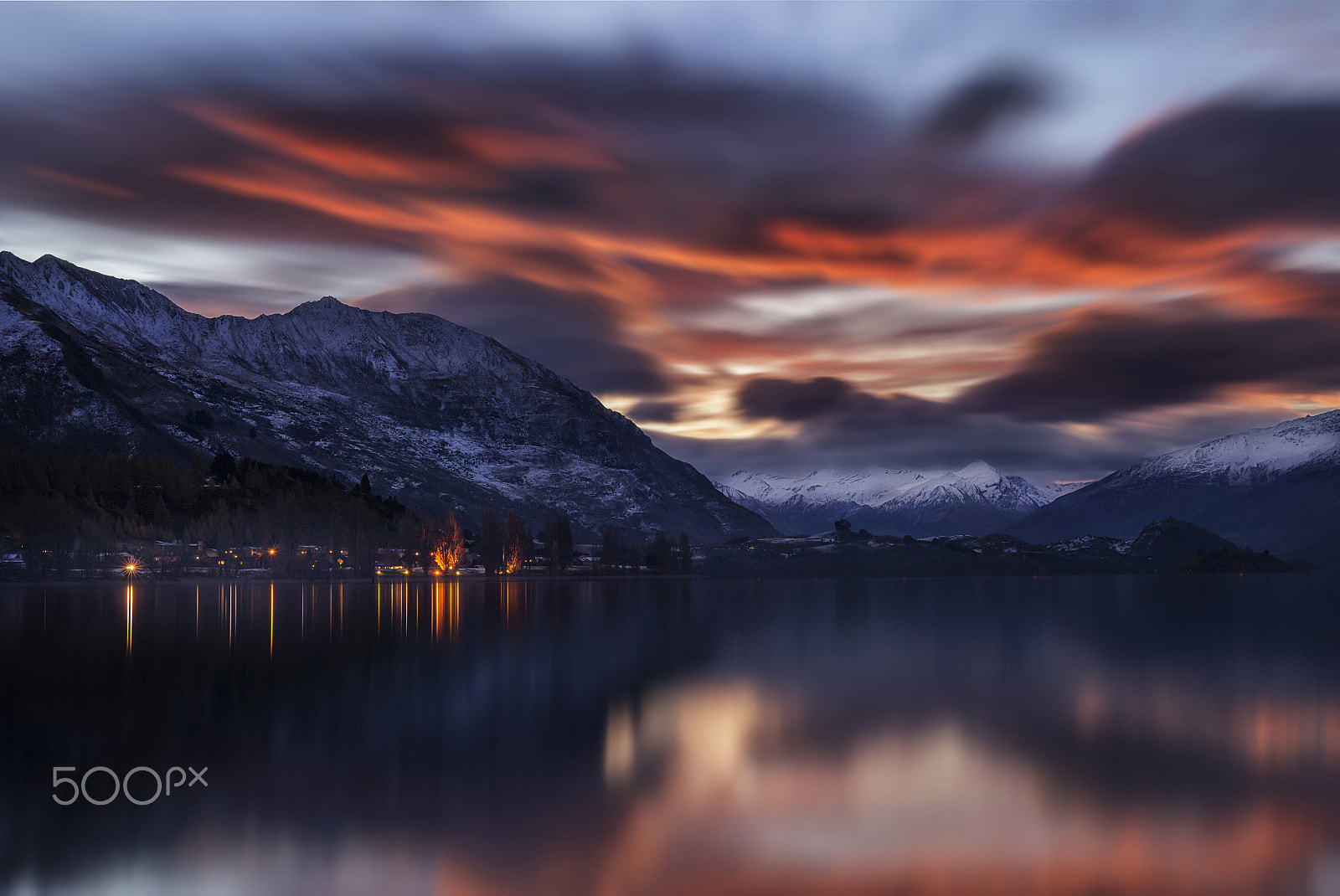 ZEISS Makro-Planar T* 50mm F2 sample photo. Wanaka sunset photography