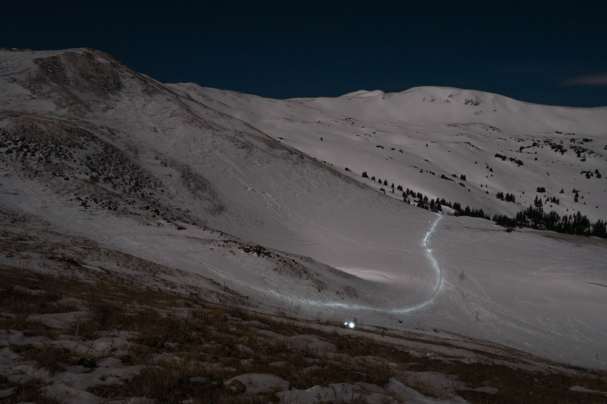 Panasonic Lumix DMC-G7 + Olympus M.Zuiko Digital ED 12-40mm F2.8 Pro sample photo. 1-23-2016 - loveland pass snowboarder reedit photography