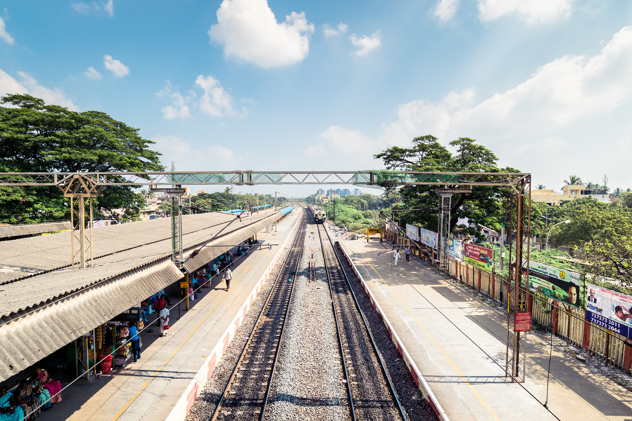 Nikon AF-S Nikkor 18-35mm F3.5-4.5G ED sample photo. Chennai railways photography