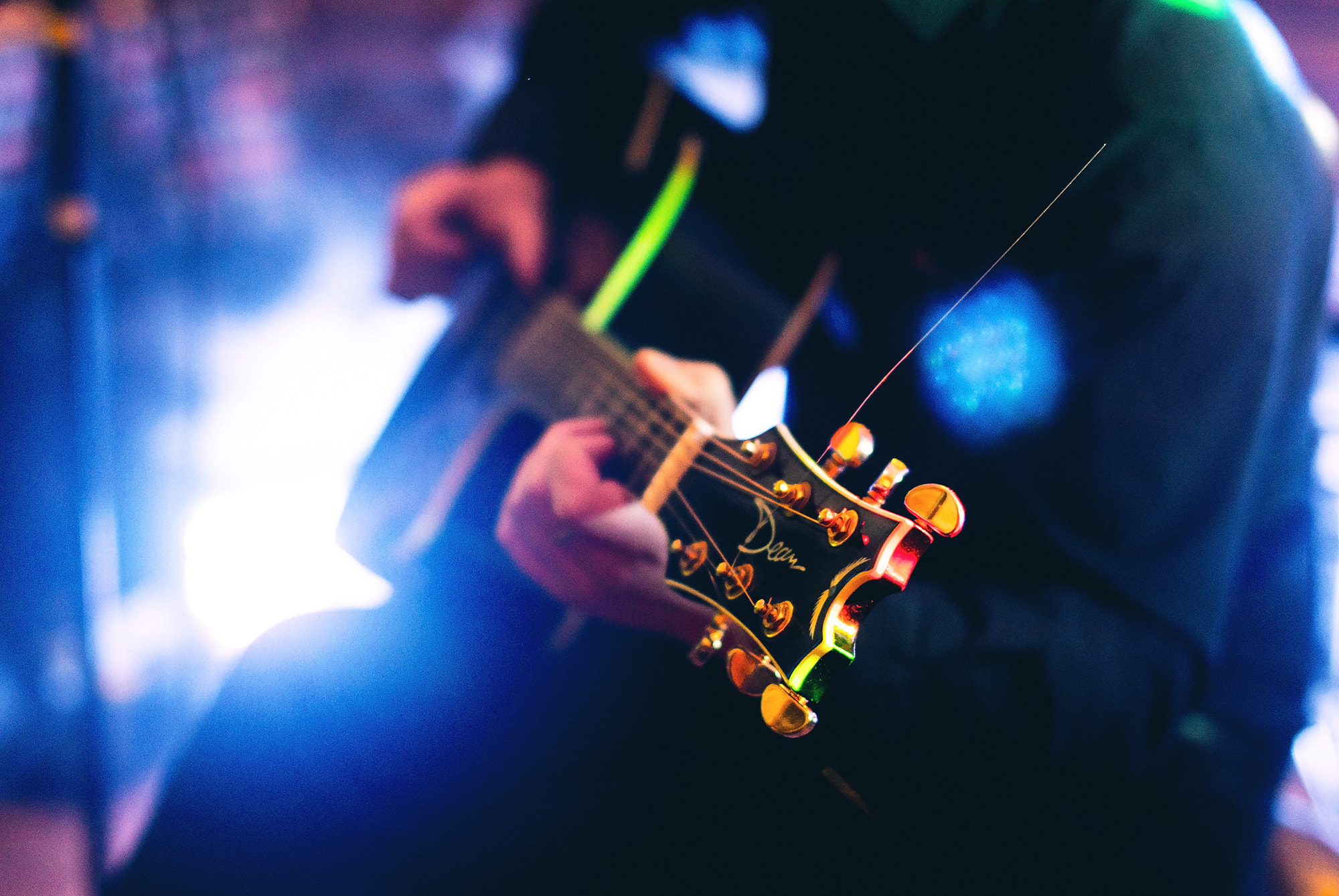 Sony SLT-A57 + Sigma 50mm F1.4 EX DG HSM sample photo. Playing guitar photography