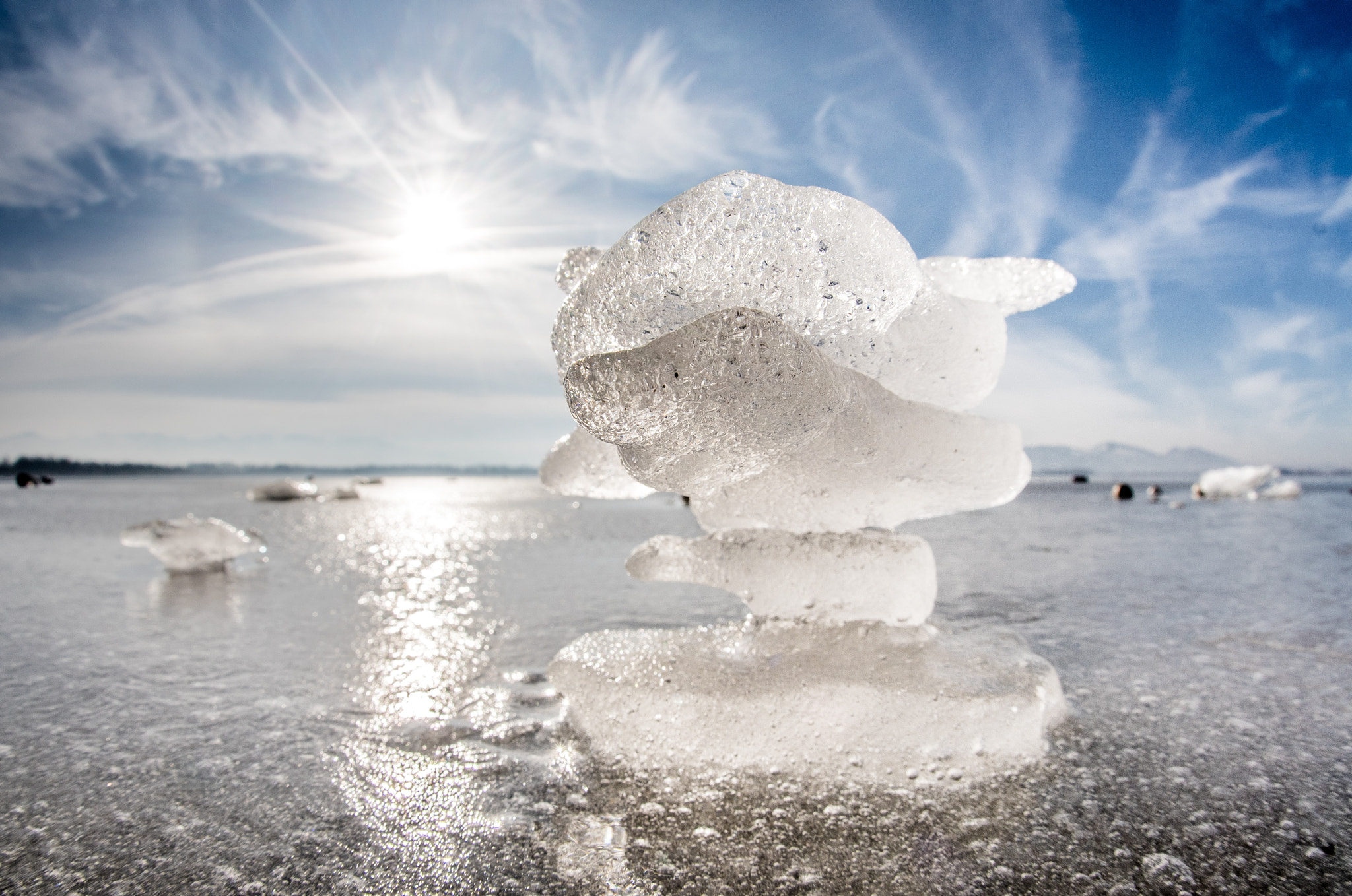 Nikon D750 + Sigma 10mm F2.8 EX DC HSM Diagonal Fisheye sample photo. Ice photography