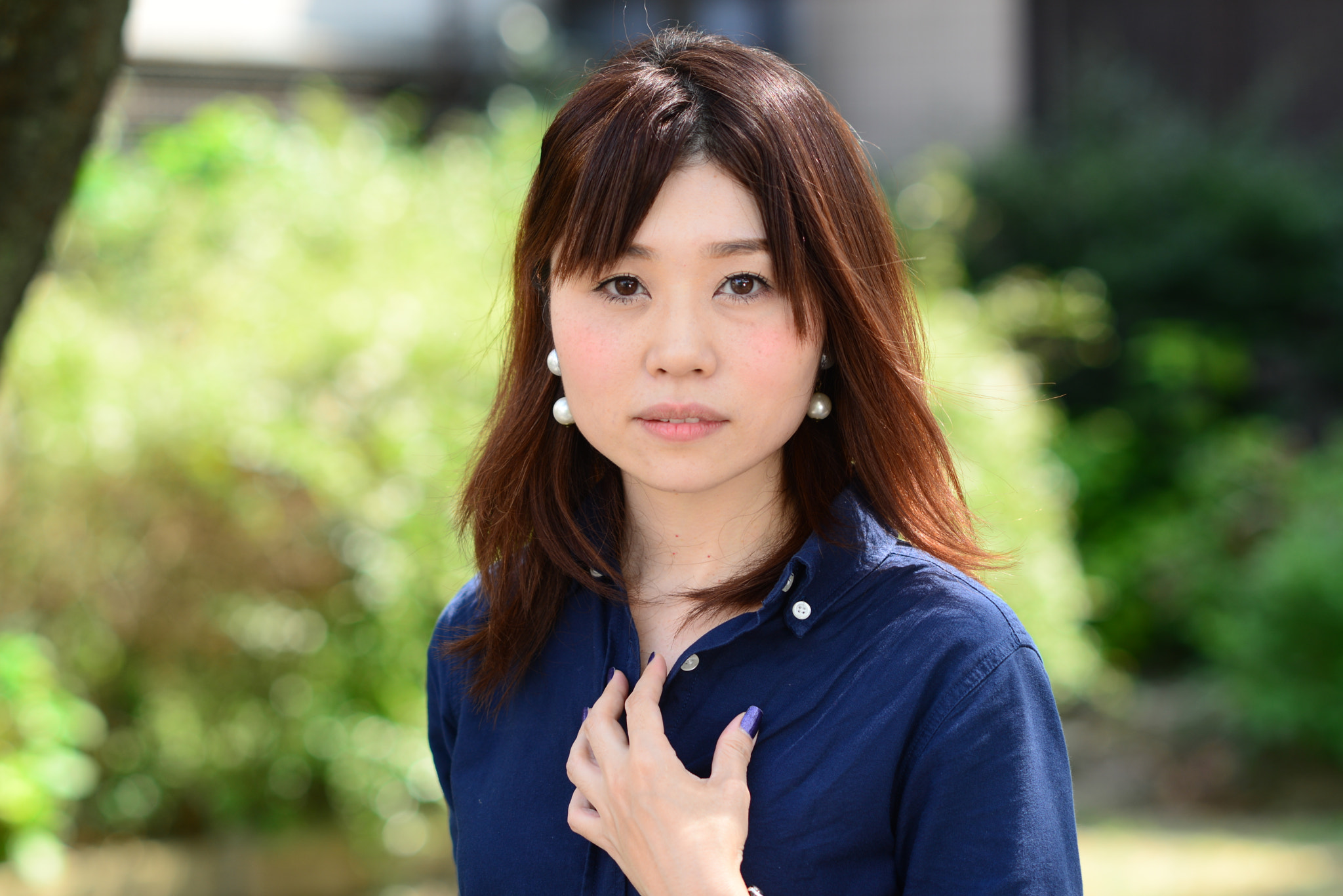 Nikon D600 + AF DC-Nikkor 135mm f/2 sample photo. 美人 photography