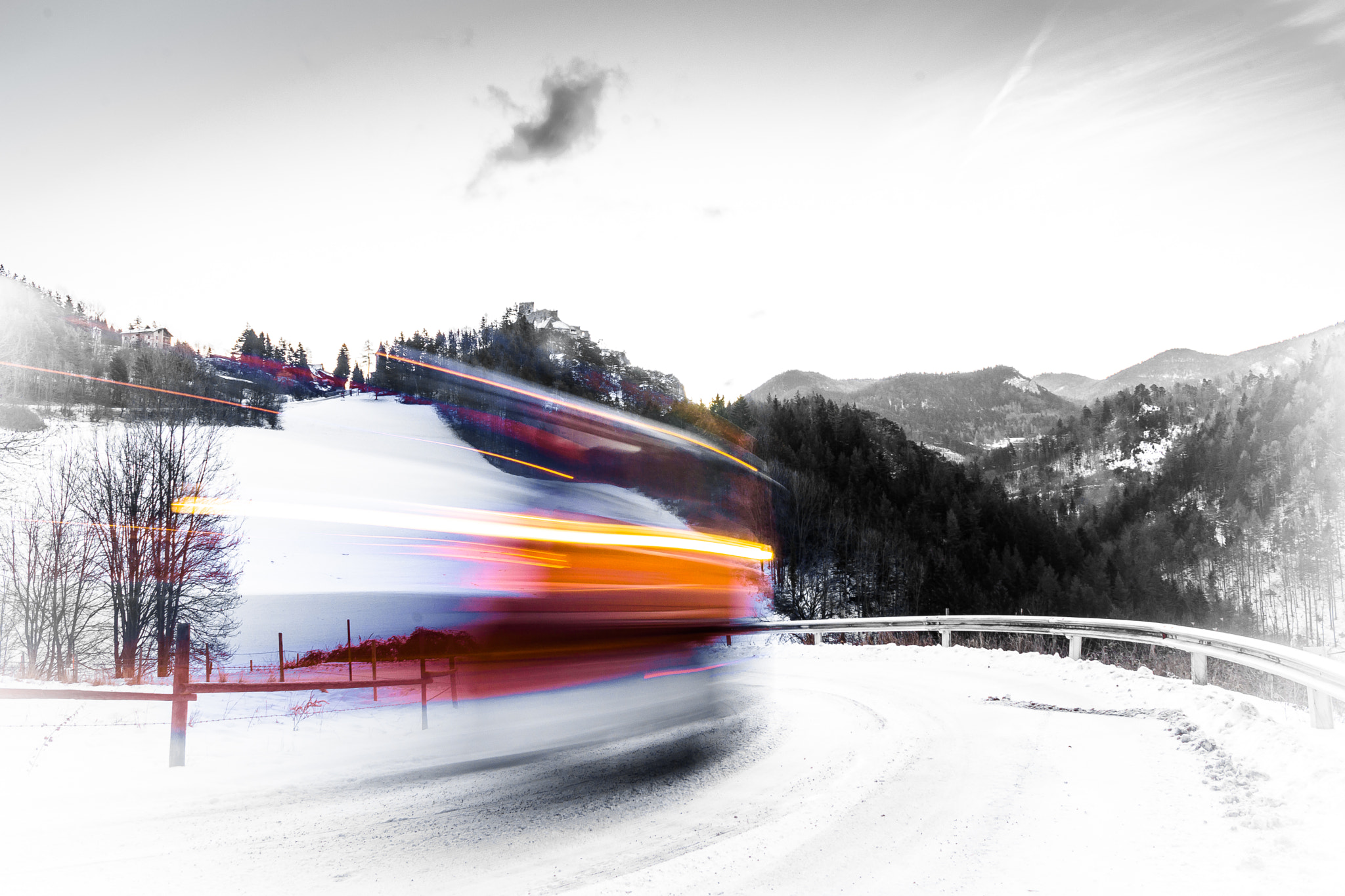 Sony DT 18-70mm F3.5-5.6 sample photo. The busy snowplow photography
