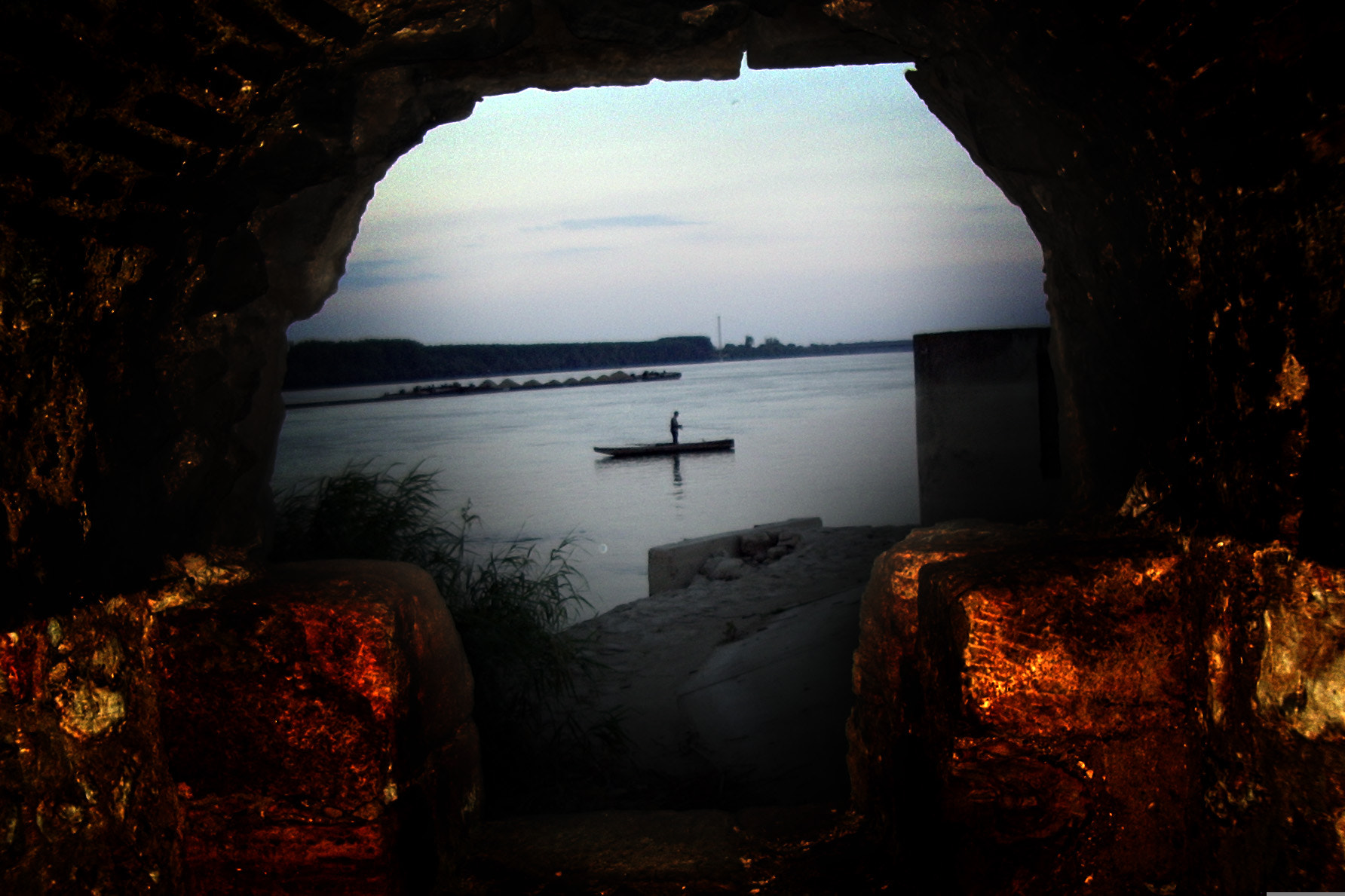 Pentax OPTIO 33LF sample photo. Fisherman photography