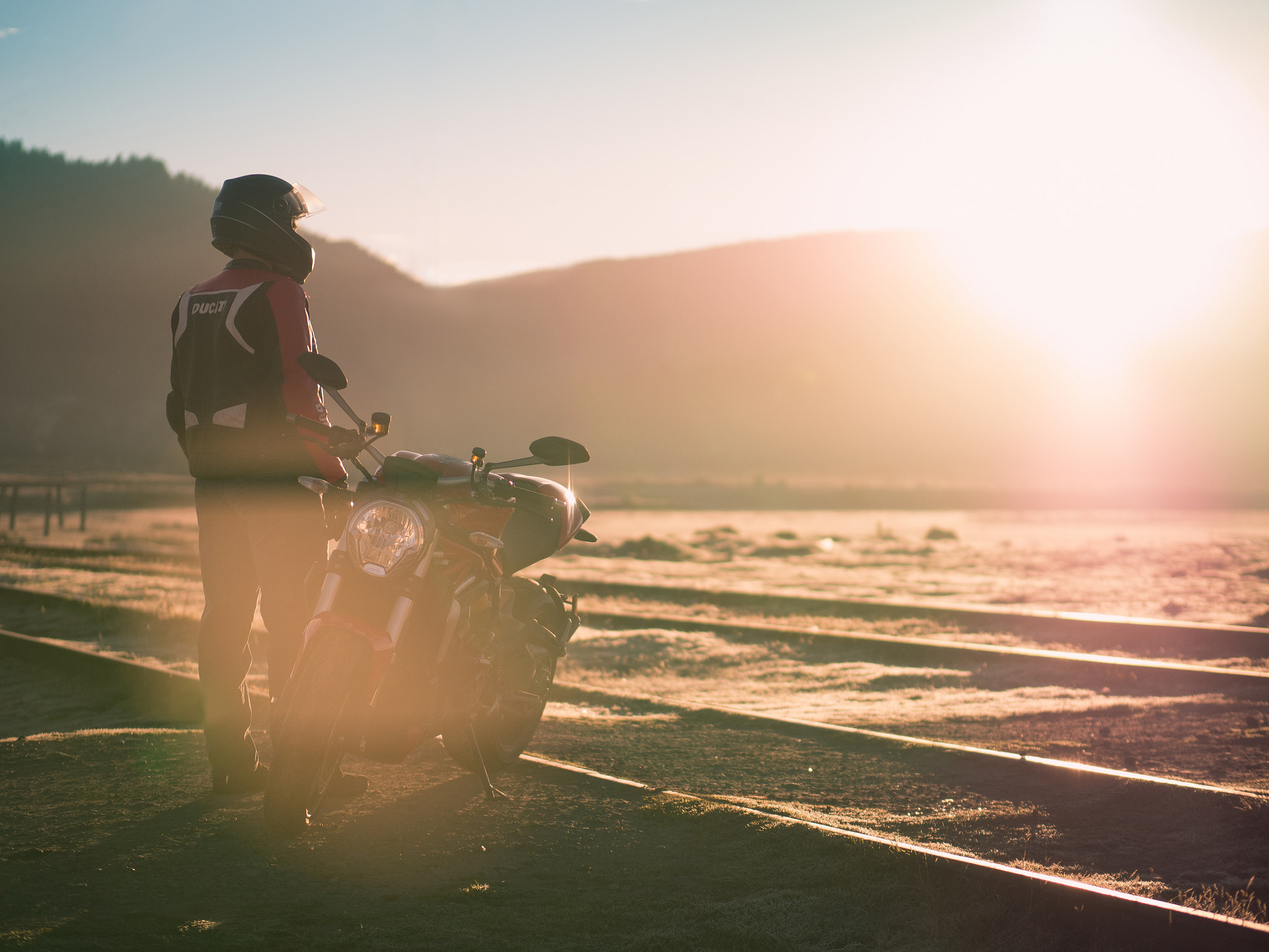 Panasonic Leica DG Nocticron 42.5mm F1.2 ASPH OIS sample photo. Ducati monster 1200 photography
