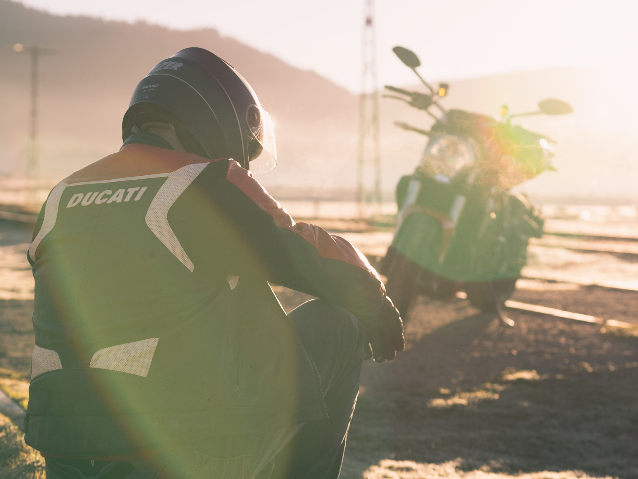 Panasonic Leica DG Nocticron 42.5mm F1.2 ASPH OIS sample photo. Ducati monster 1200 photography