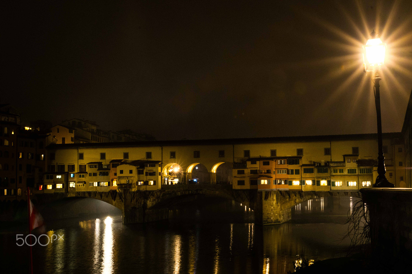 Tamron SP 24-70mm F2.8 Di VC USD sample photo. Ponte vecchio by night photography