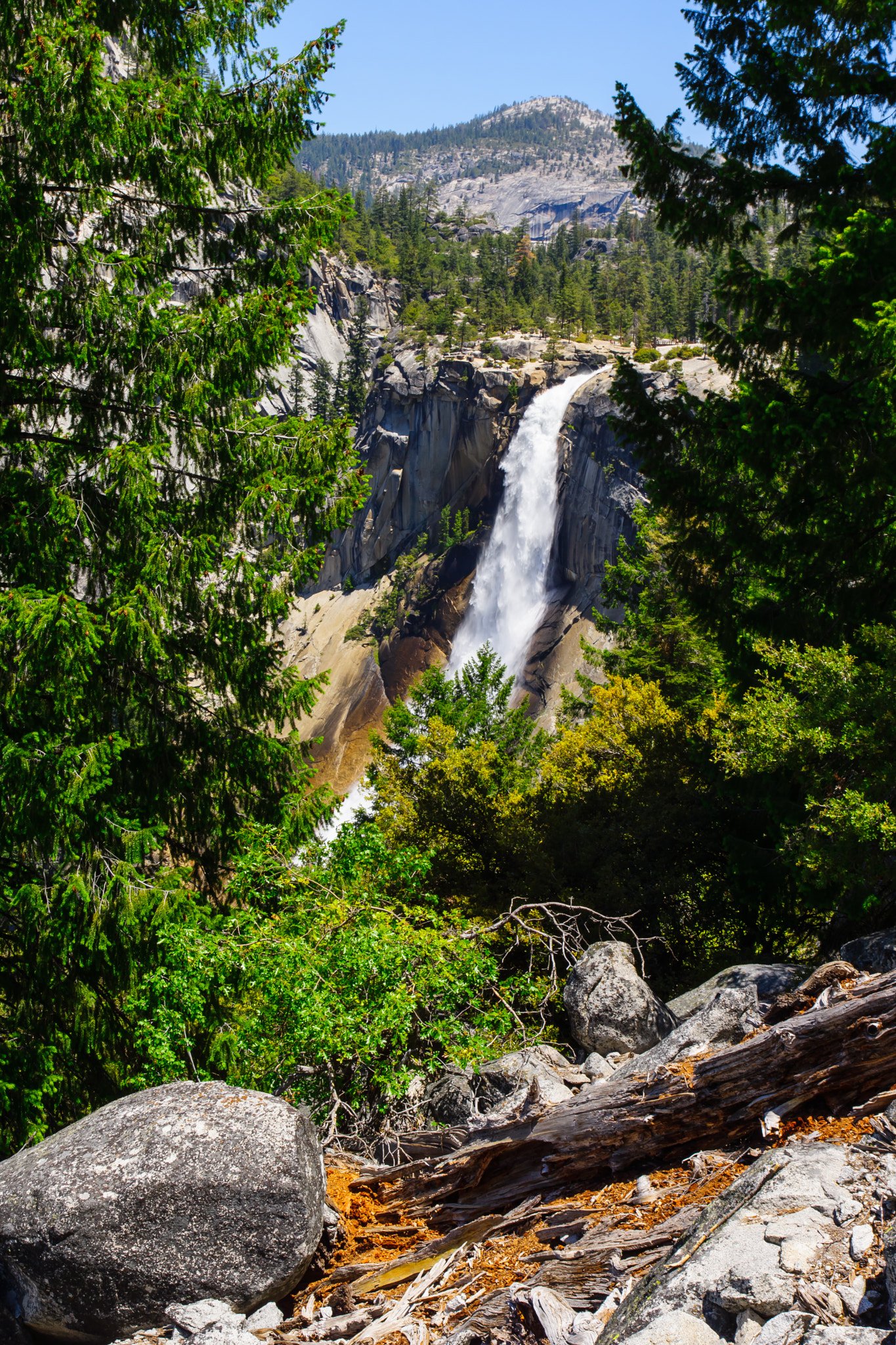 Sony SLT-A65 (SLT-A65V) + Tamron SP 24-70mm F2.8 Di VC USD sample photo. Nevada falls photography