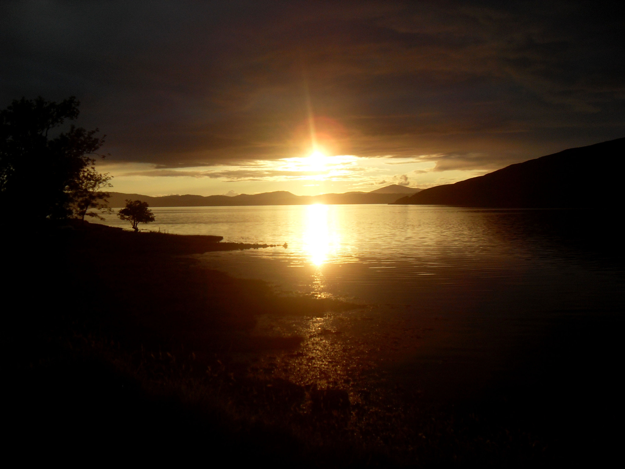 Samsung VLUU L200  / Samsung L200 sample photo. Applecross sunset 2 photography