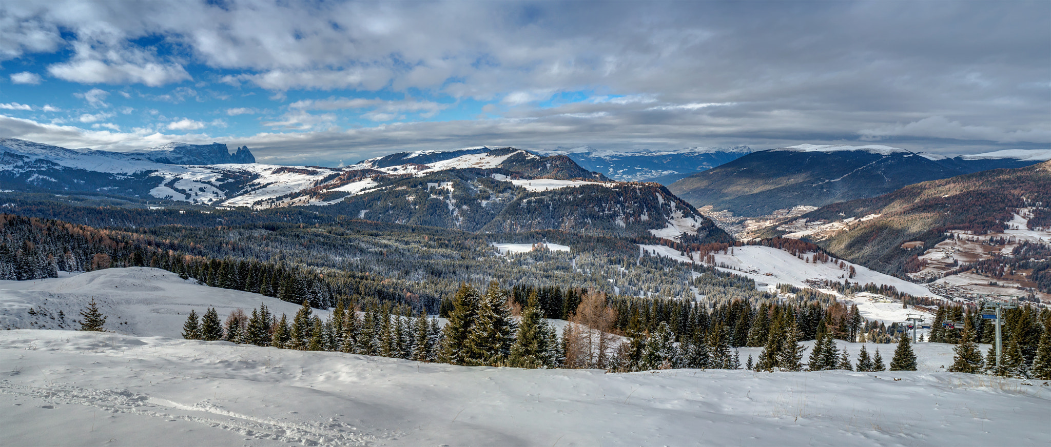 Sony Alpha NEX-3N + Sony E 16mm F2.8 sample photo. L'alpe di siusi da monte pana photography