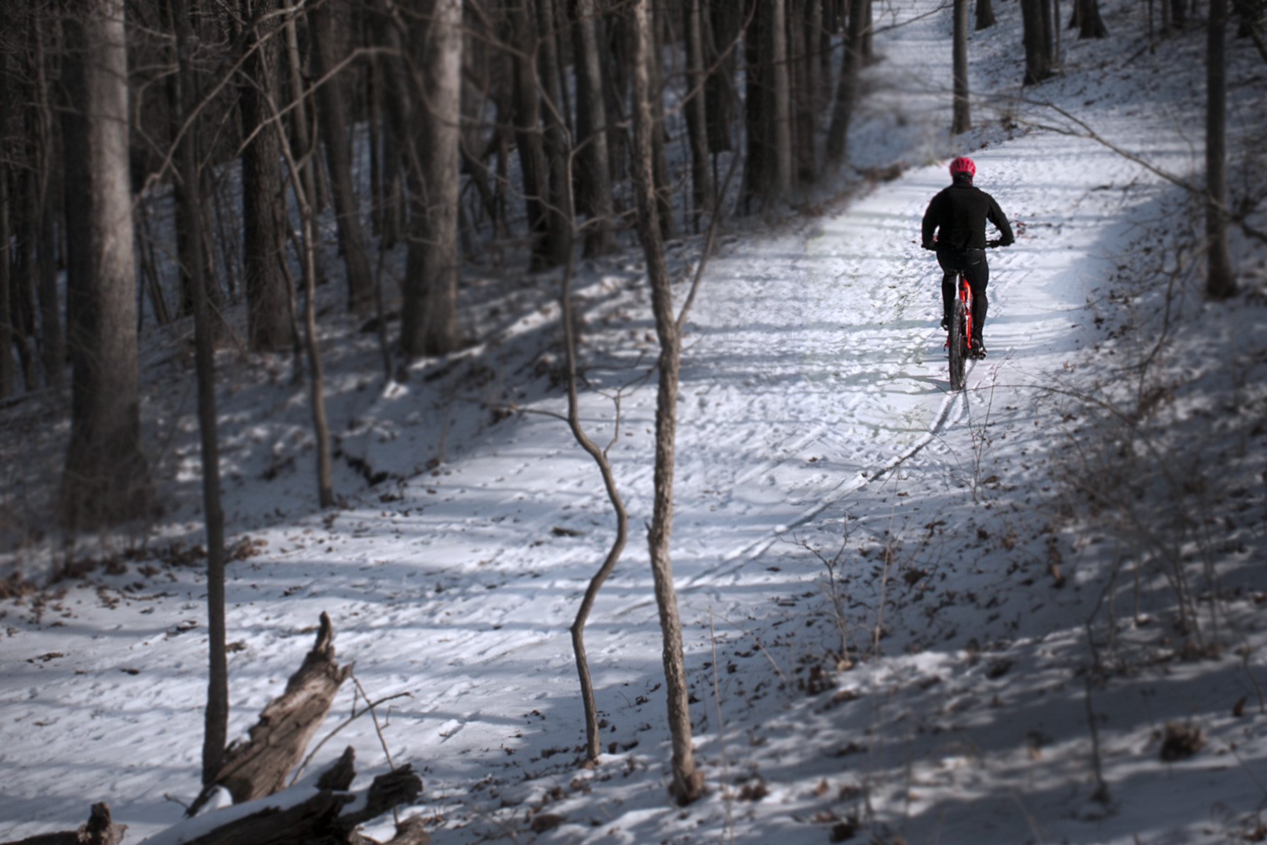 Nikon AF-S Nikkor 28-70mm F2.8 ED-IF sample photo. Snowy ride photography