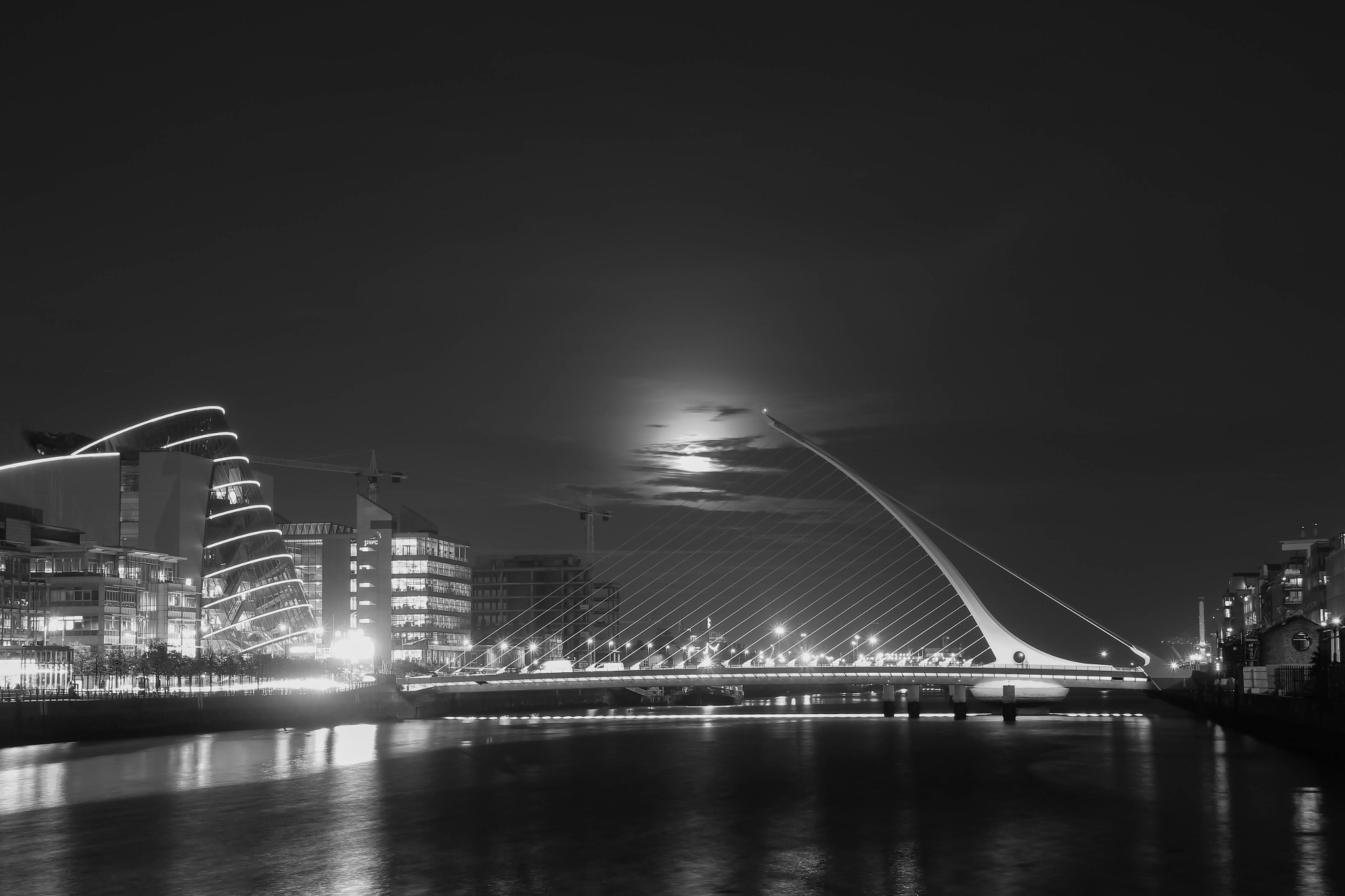 Tamron SP AF 17-50mm F2.8 XR Di II LD Aspherical (IF) sample photo. Samuel beckett bridge photography