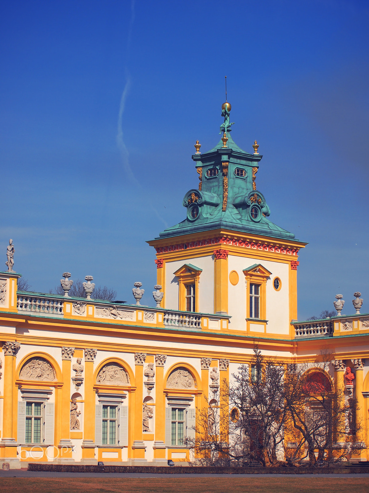 Olympus Zuiko Digital ED 40-150mm F4.0-5.6 sample photo. Wilanow palace in warsaw photography