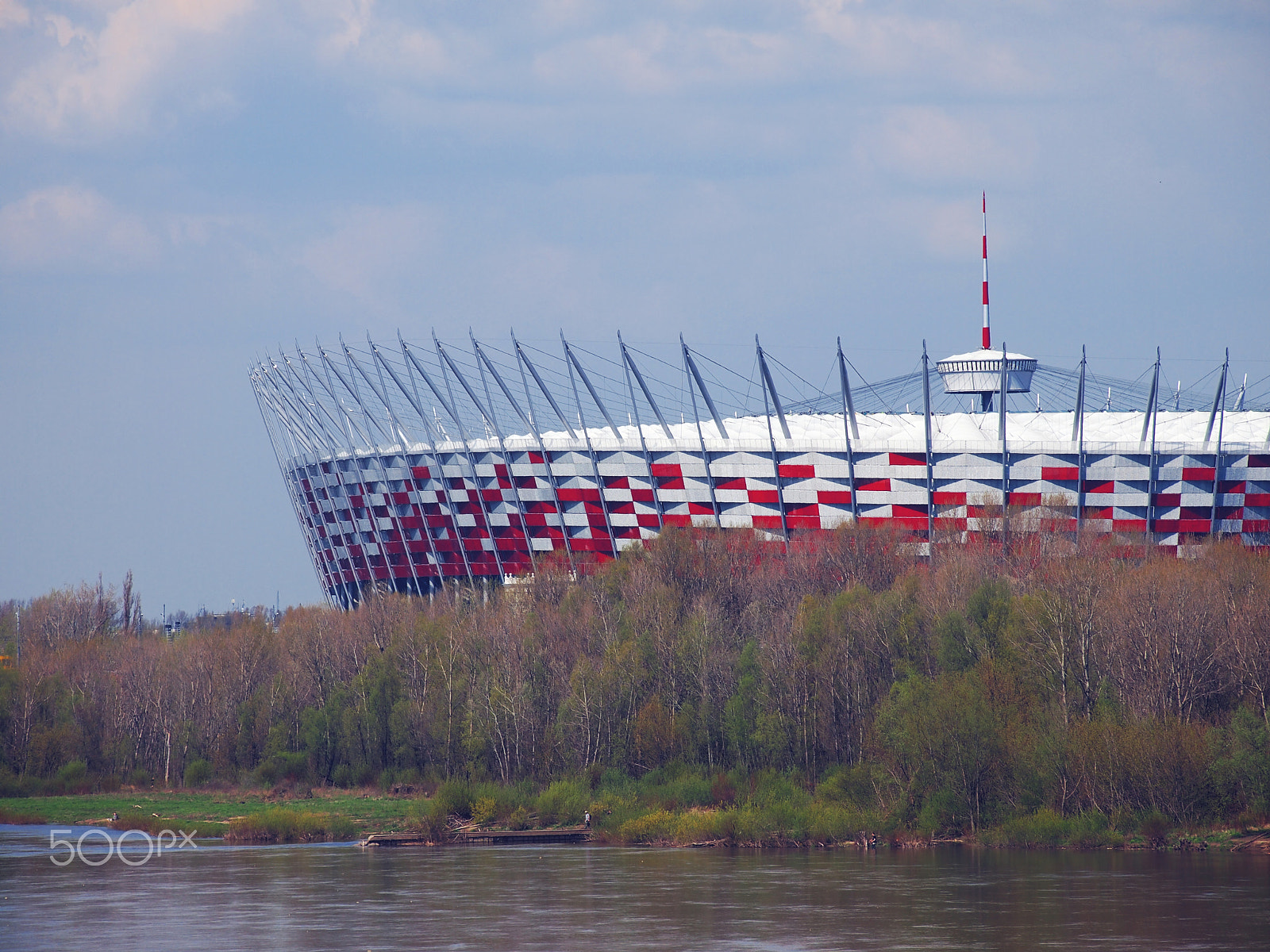 Olympus Zuiko Digital ED 40-150mm F4.0-5.6 sample photo. National stadium in warsaw, poland photography