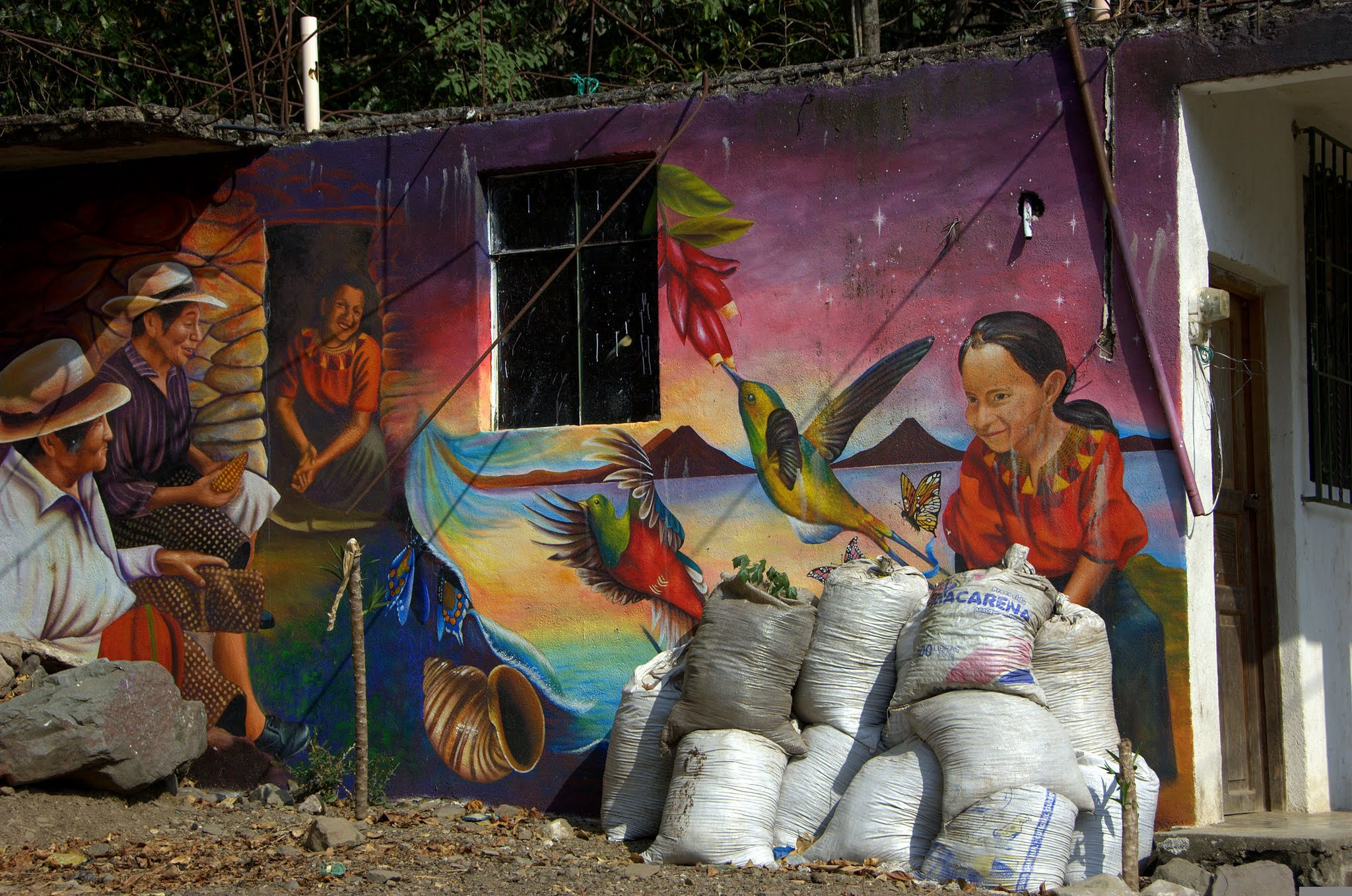 Nikon D40 sample photo. Art in the village photography