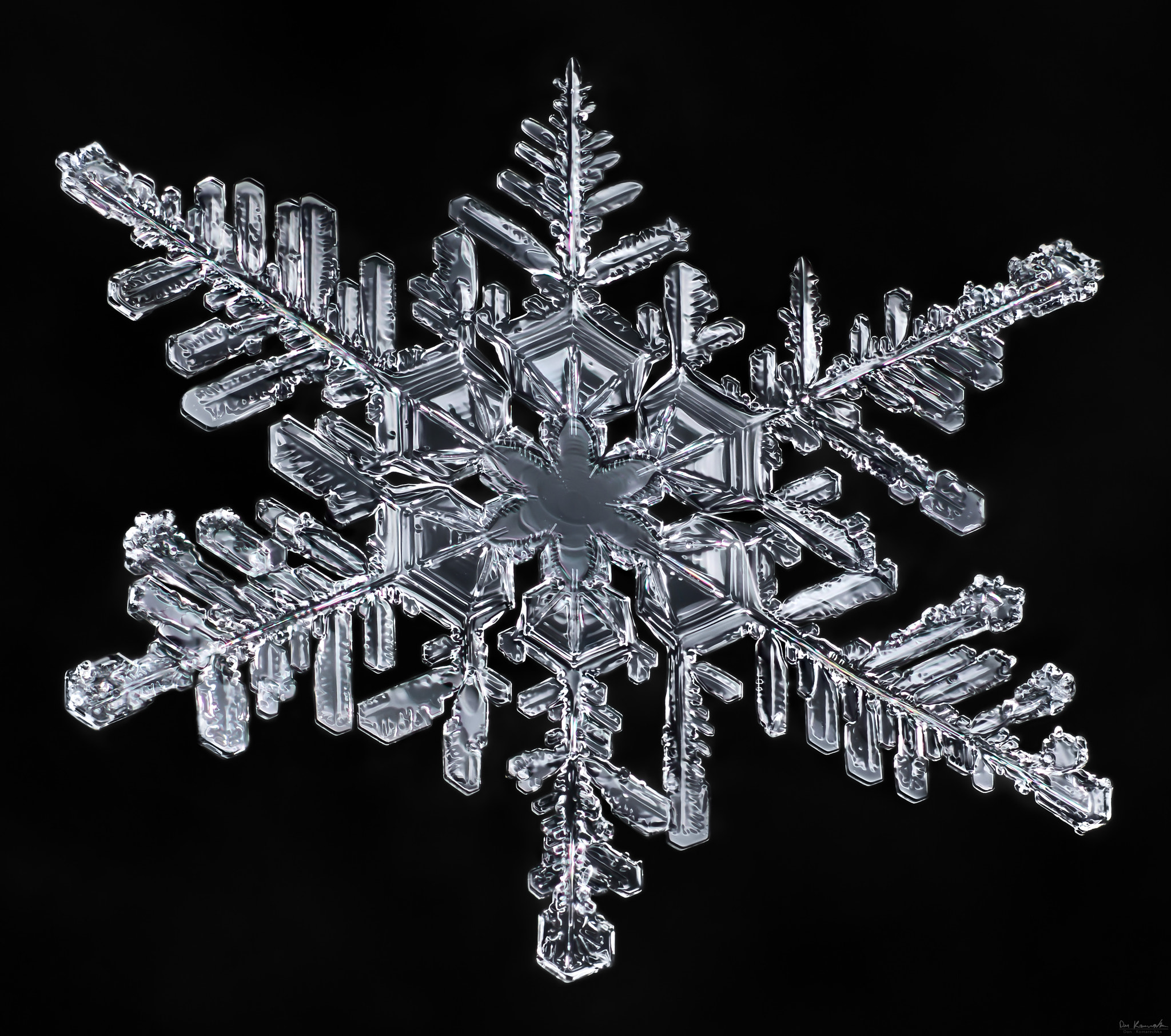 Canon MP-E 65mm F2.5 1-5x Macro Photo sample photo. Snowflake-a-day #57 photography