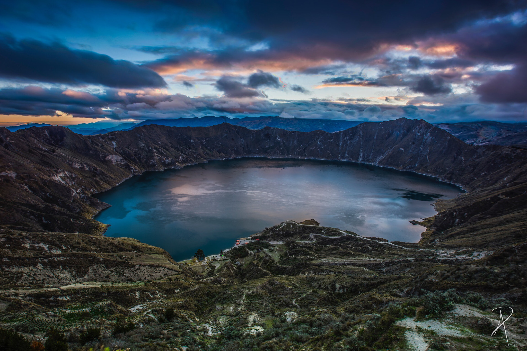 Sony a7 II + Canon EF 16-35mm F2.8L II USM sample photo. Quilatoa photography