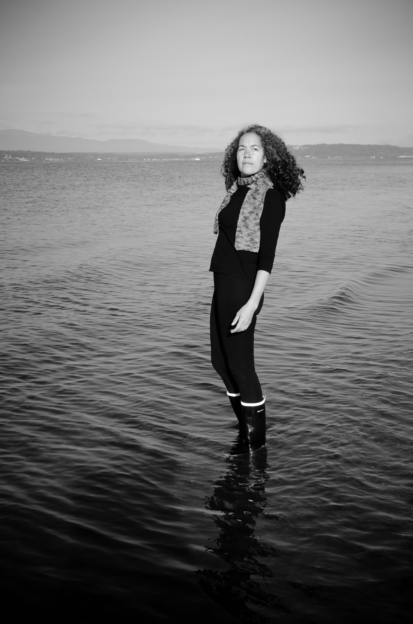 Sigma 18-50mm F2.8-4.5 DC OS HSM sample photo. Getting her boots wet photography
