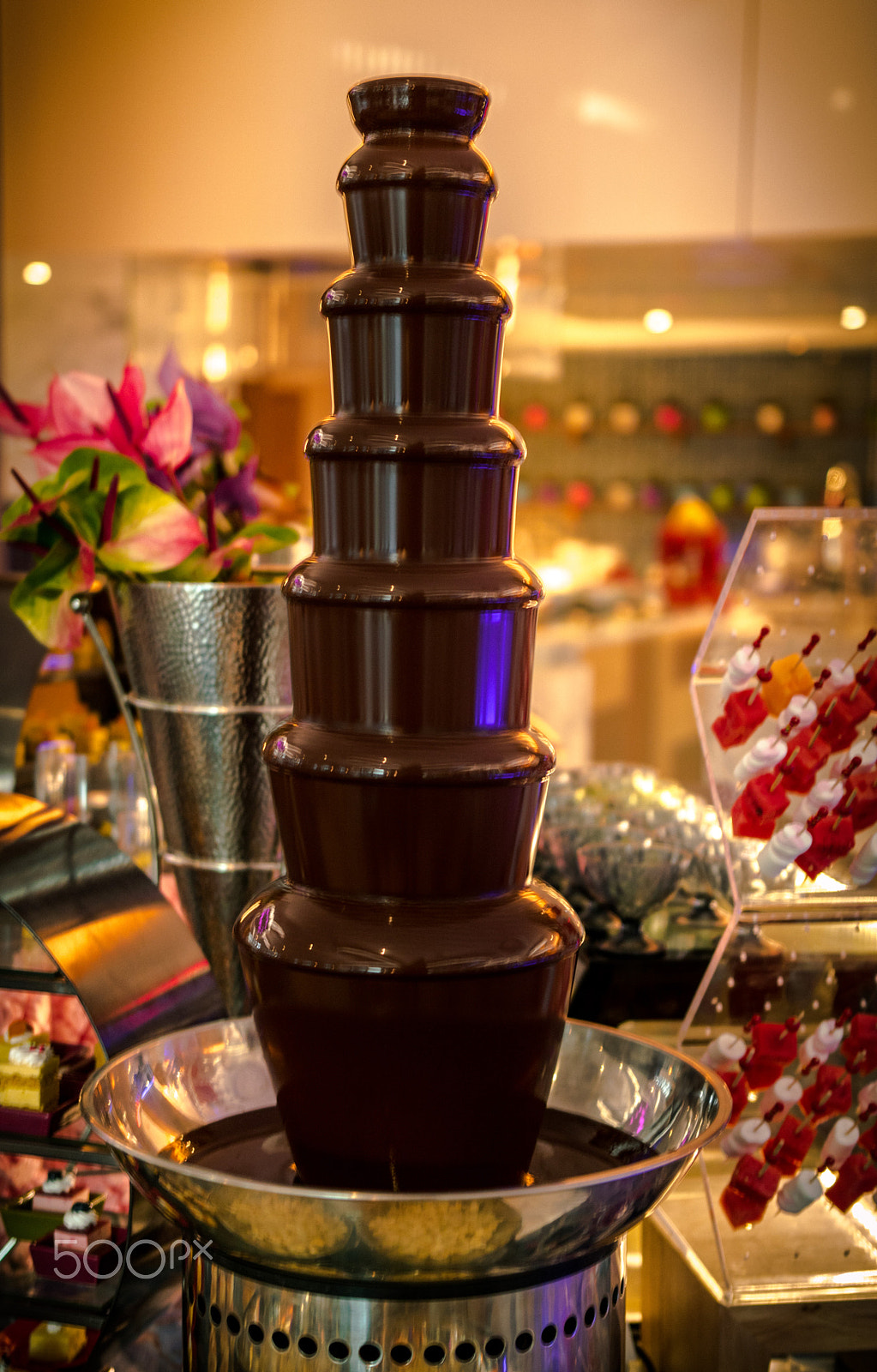 Sigma 18-35mm f/1.8 DC HSM sample photo. Chocolate fountain photography
