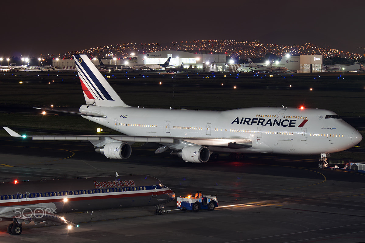 Canon EOS 500D (EOS Rebel T1i / EOS Kiss X3) sample photo. Air france boeing 747-400 photography