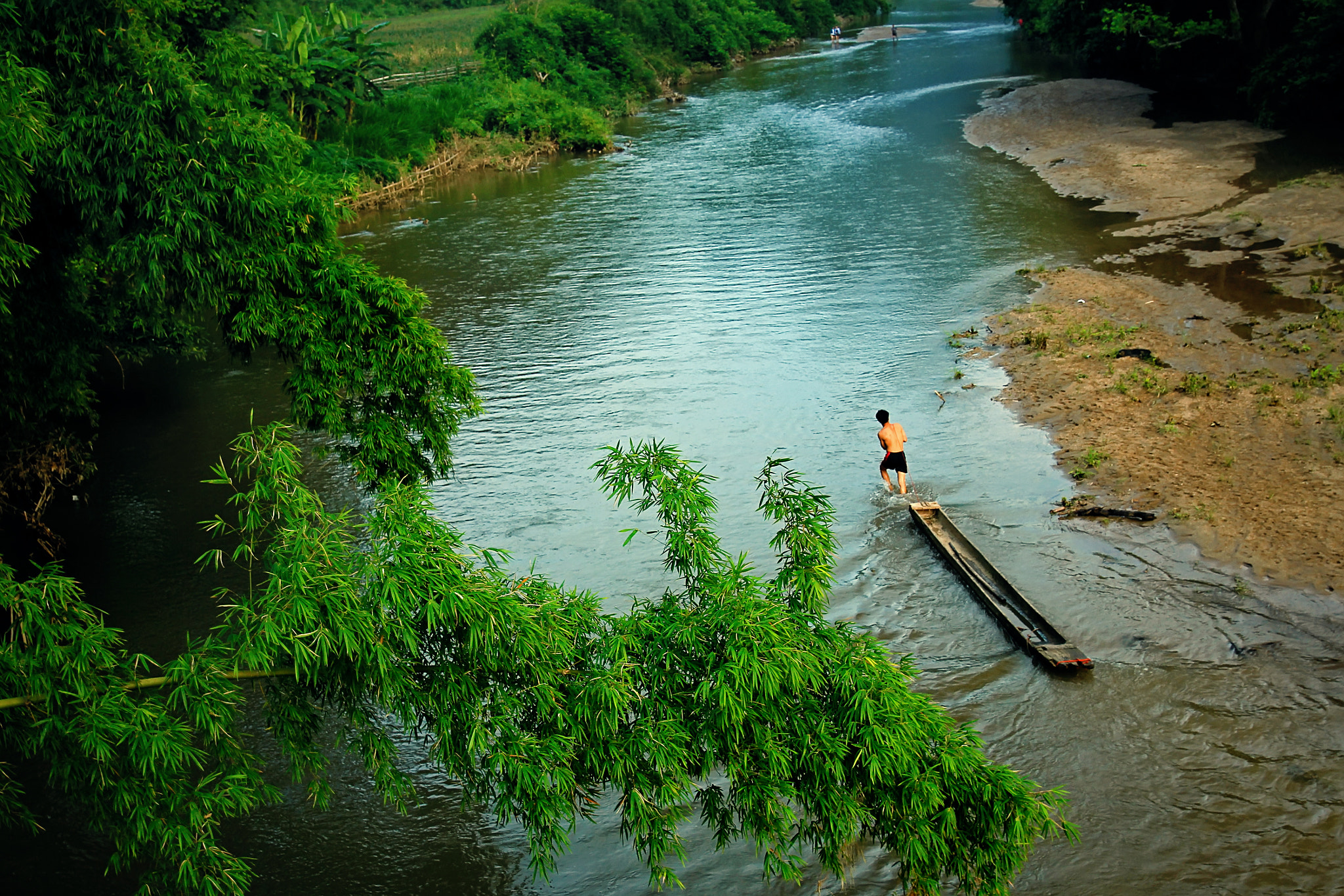 Canon EOS 550D (EOS Rebel T2i / EOS Kiss X4) sample photo. A 'barge hauler' on a stream, ba be national park photography