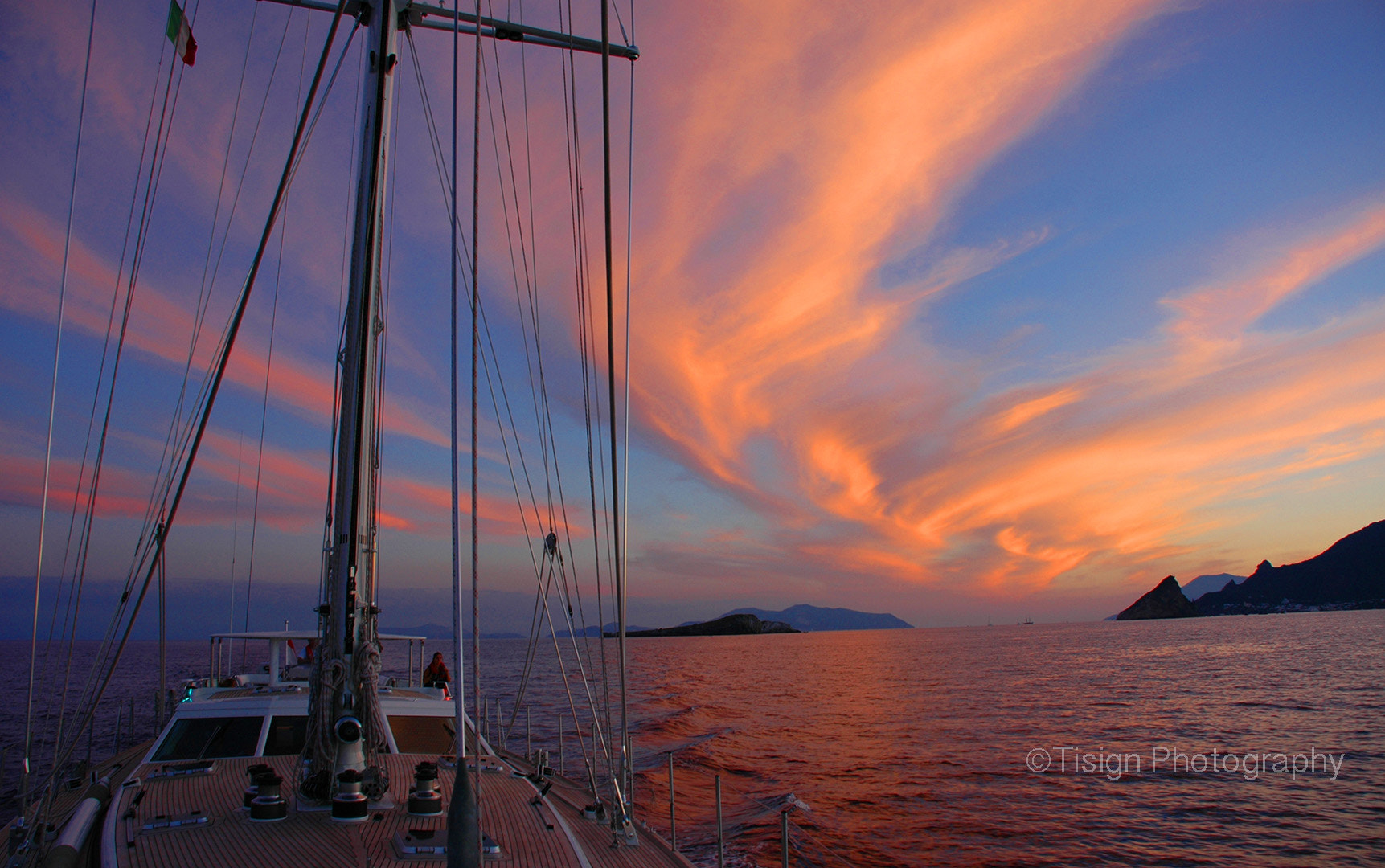 Nikon D70 sample photo. Mediterranean sunset photography