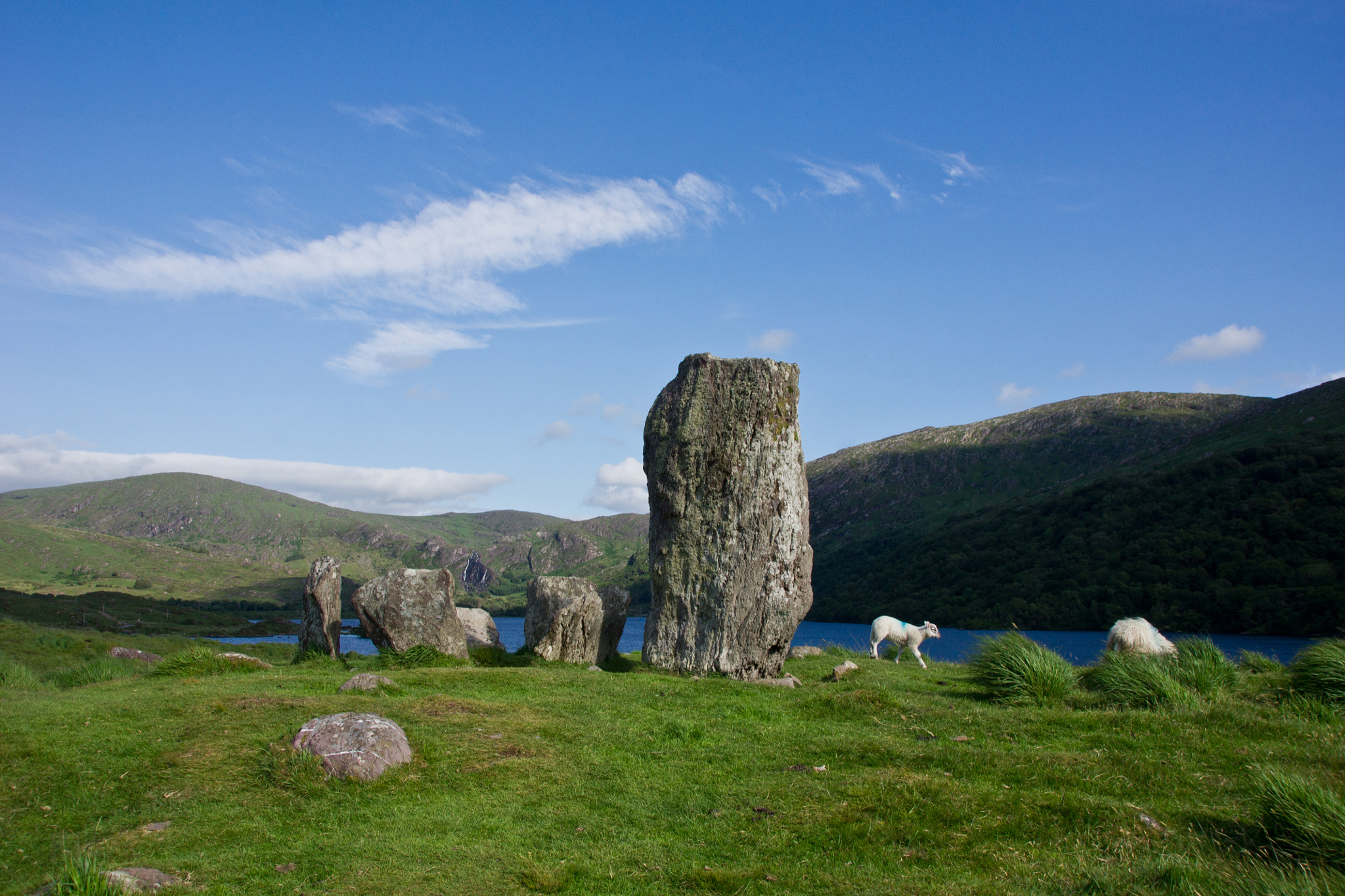 Sony Alpha DSLR-A500 + Tamron AF 28-105mm F4-5.6 [IF] sample photo. Uragh stone circle photography