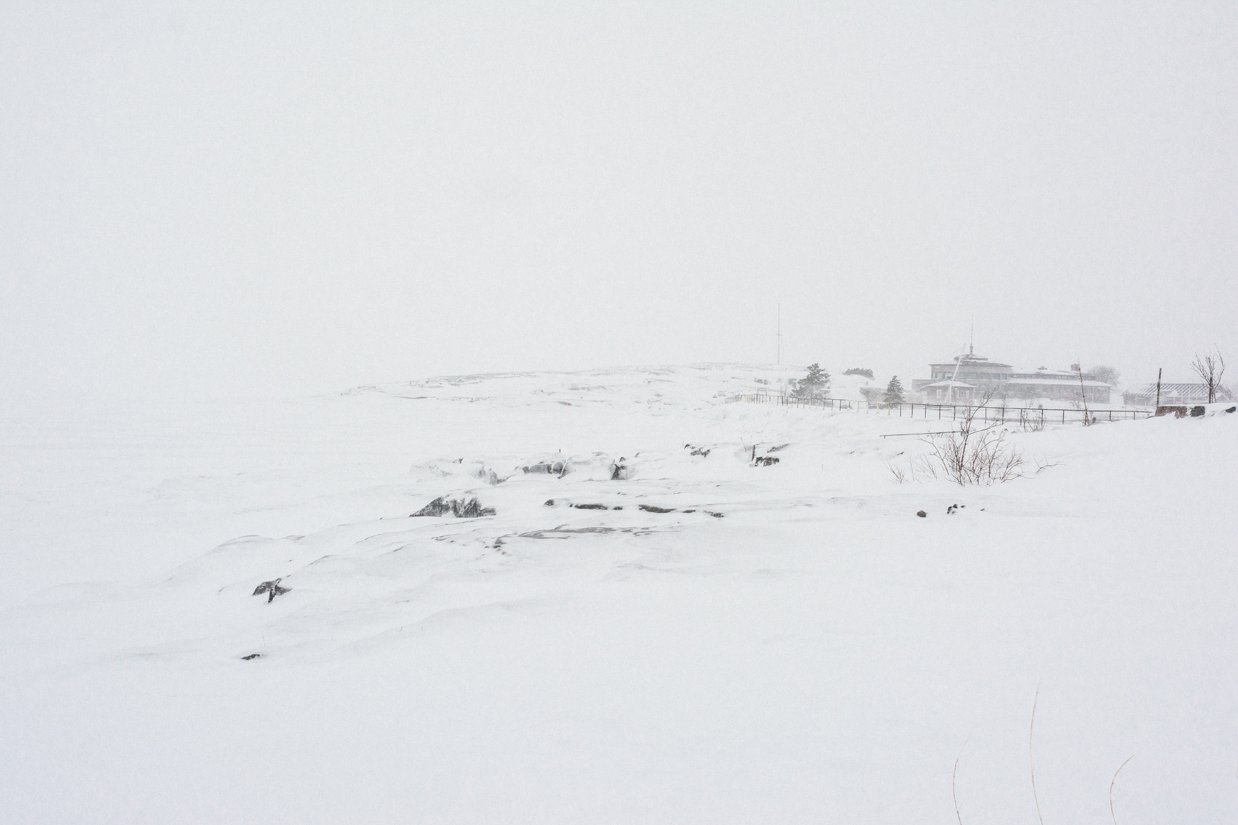 Nikon D7100 + Nikon AF Nikkor 24mm F2.8D sample photo. Snow storm in helsinki photography