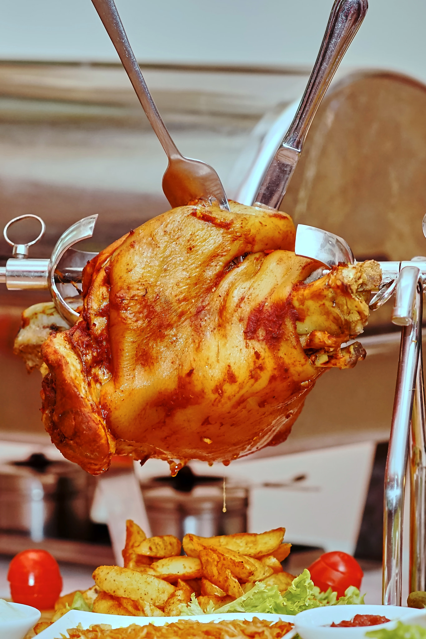 Sony Sonnar T* 135mm F1.8 ZA sample photo. Chicken with vegetables photography
