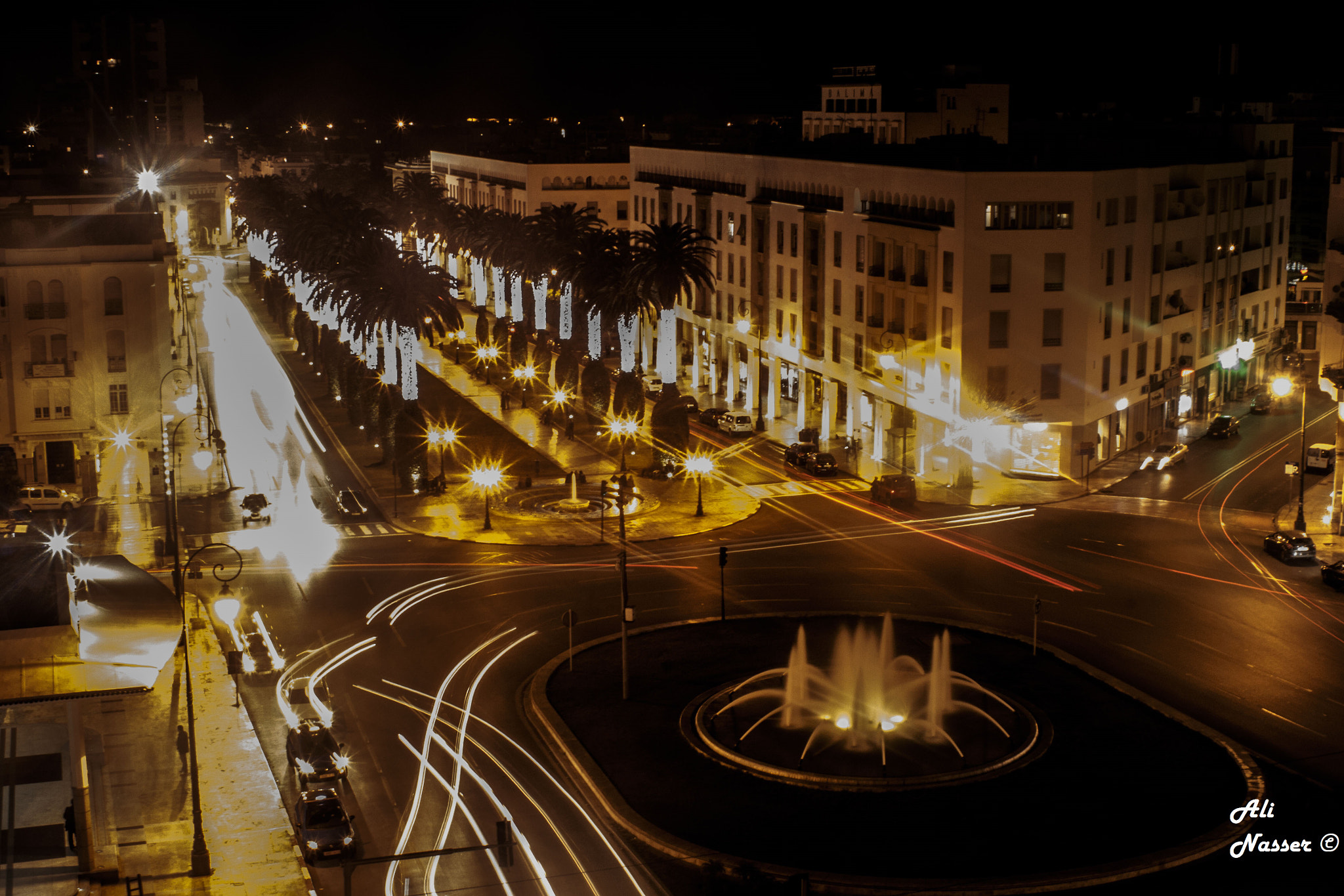 Canon EOS 500D (EOS Rebel T1i / EOS Kiss X3) + Canon EF 28-90mm f/4-5.6 sample photo. Rabat by night photography