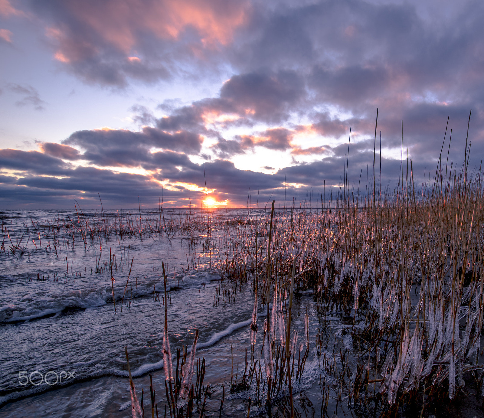 Pentax K-S2 sample photo. Winter sunset photography
