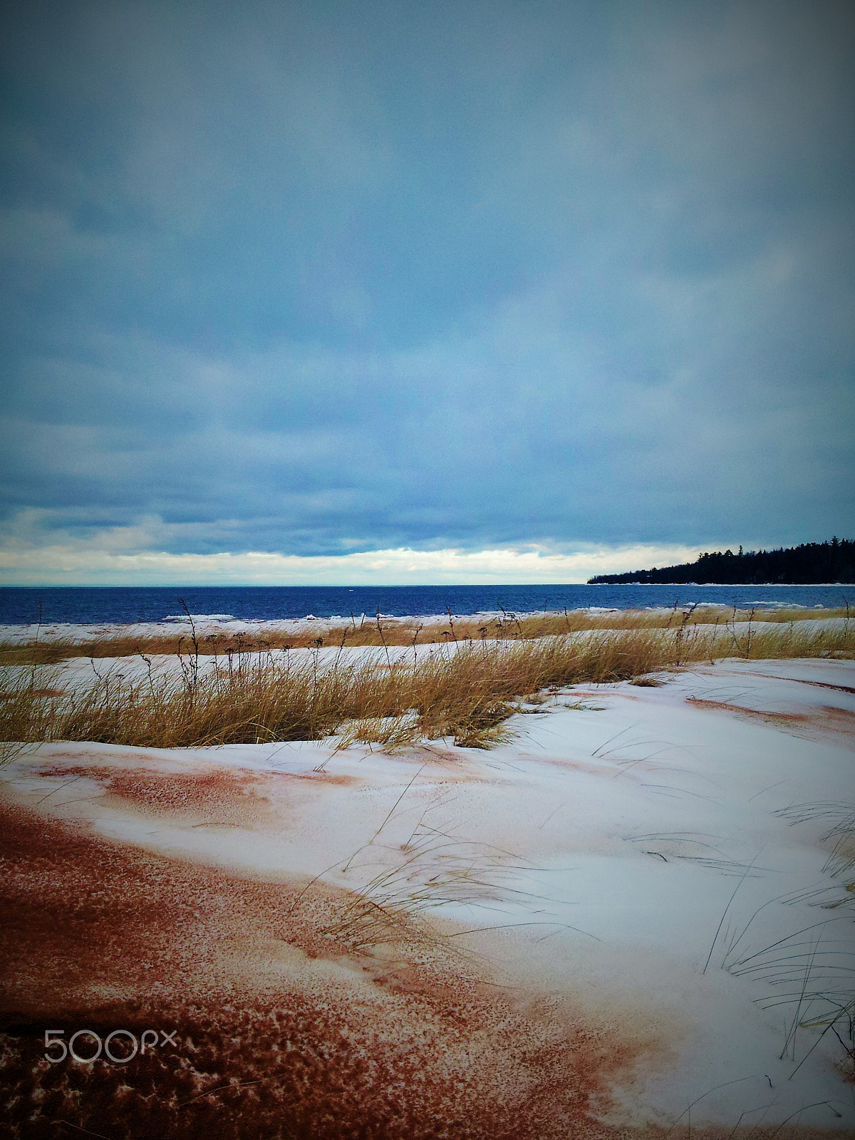 Samsung Galaxy S2 Skyrocket sample photo. Shore line of lake superior photography