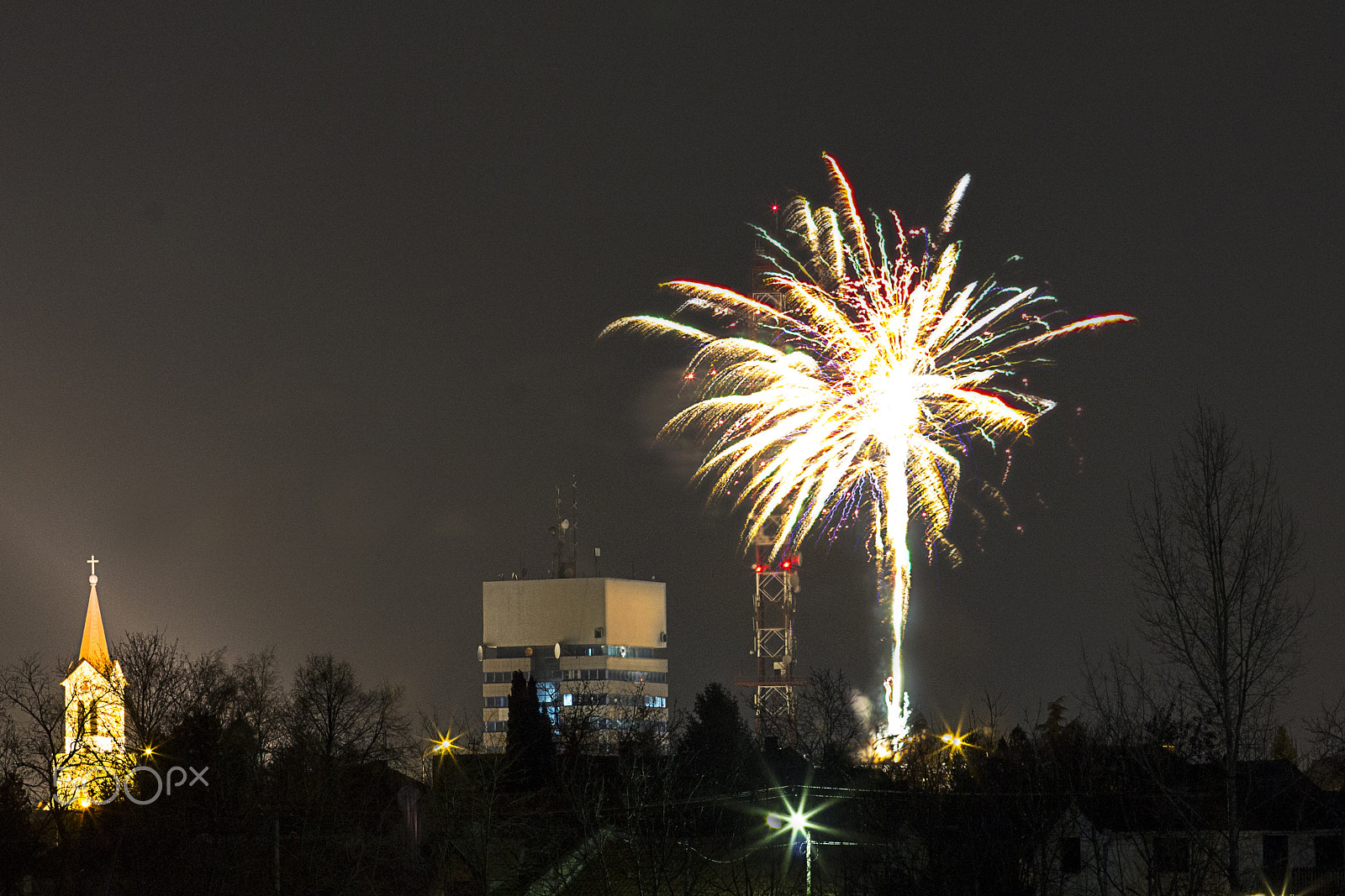 Canon EF 100mm F2.8 Macro USM sample photo. Fireworks photography