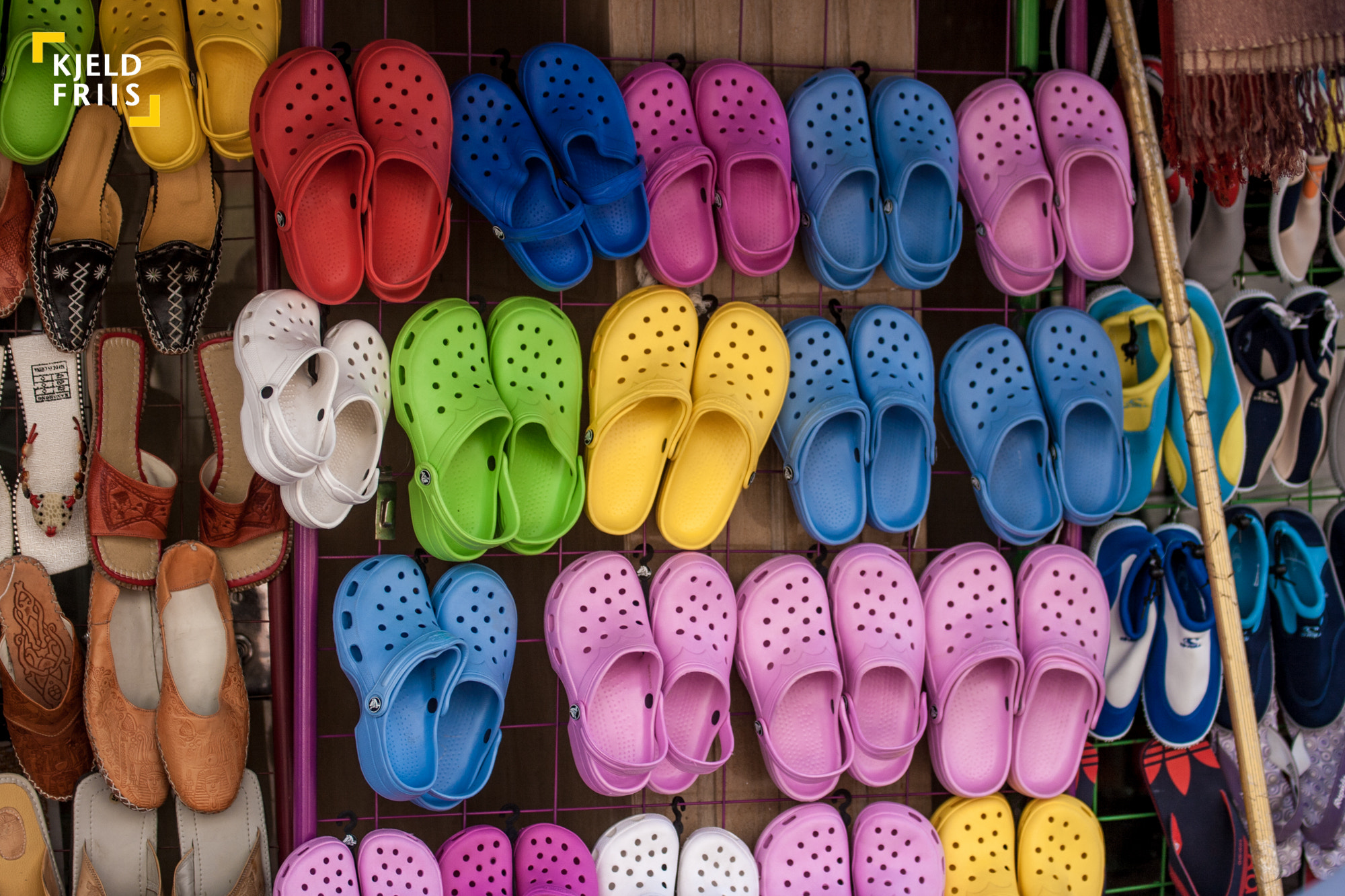 Canon EF 70-200mm F2.8L USM sample photo. Colorful shoes photography