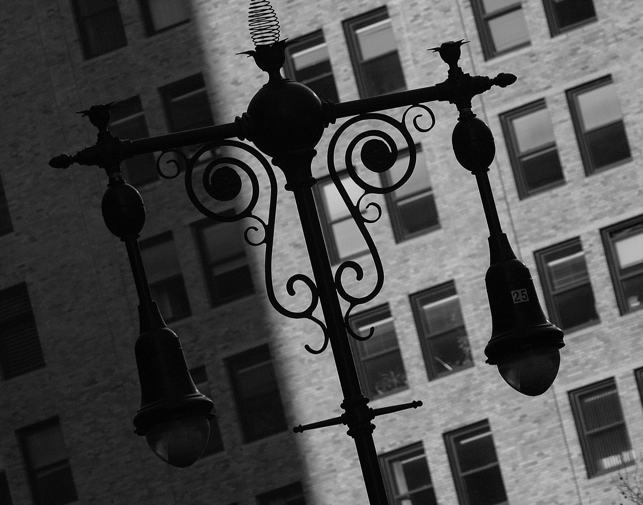 Nikon D70 sample photo. New york lamp photography