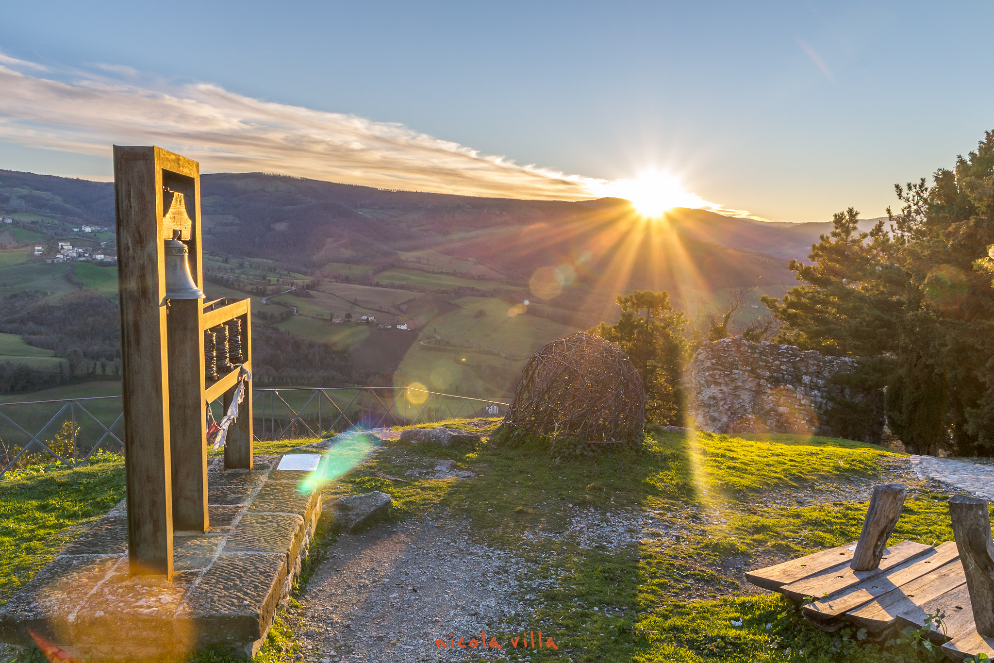 Sigma 18-250mm F3.5-6.3 DC OS HSM sample photo. Sunset in pennabilli photography